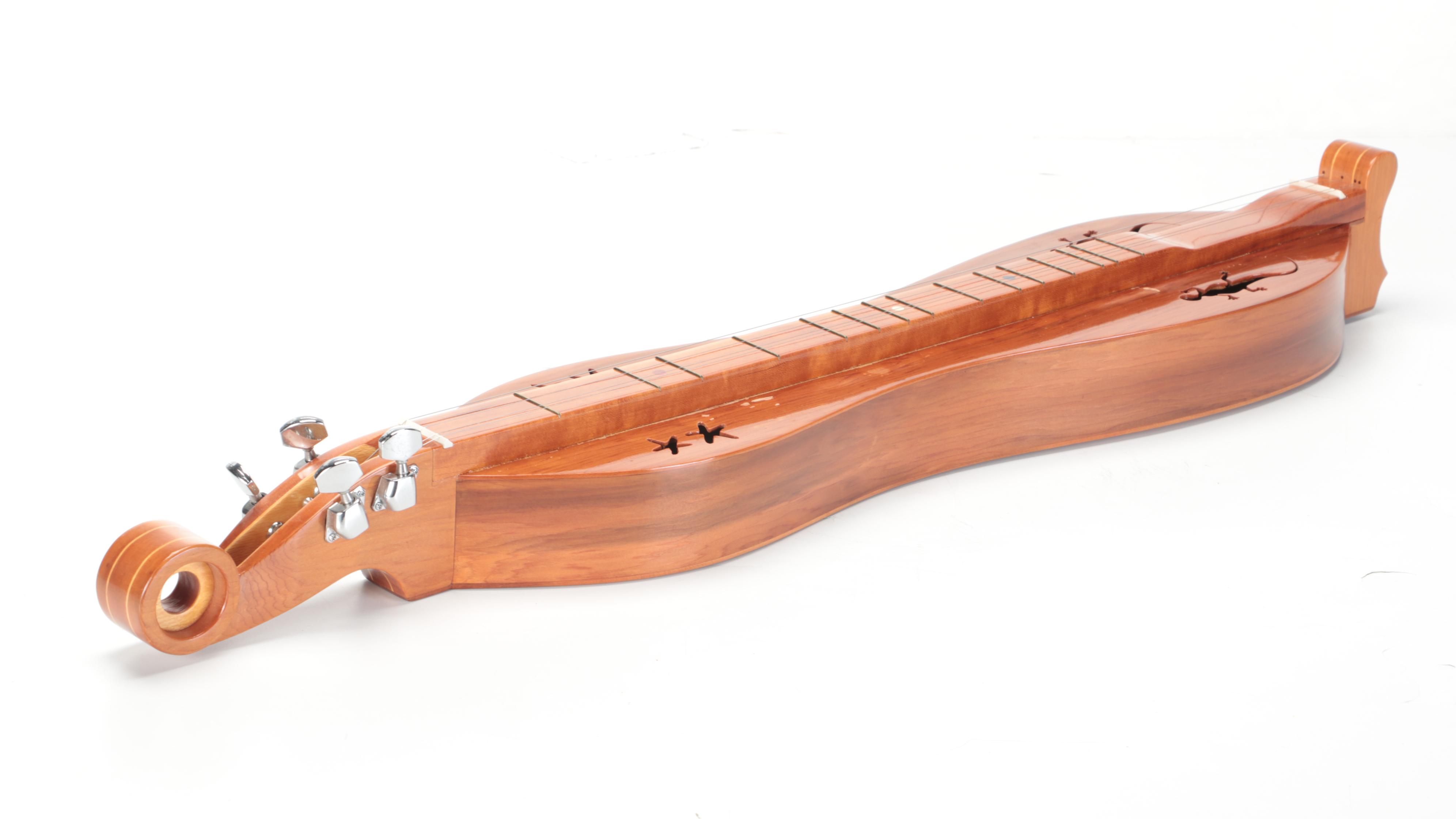 FourString Appalachian Dulcimer with Stand and Case EBTH