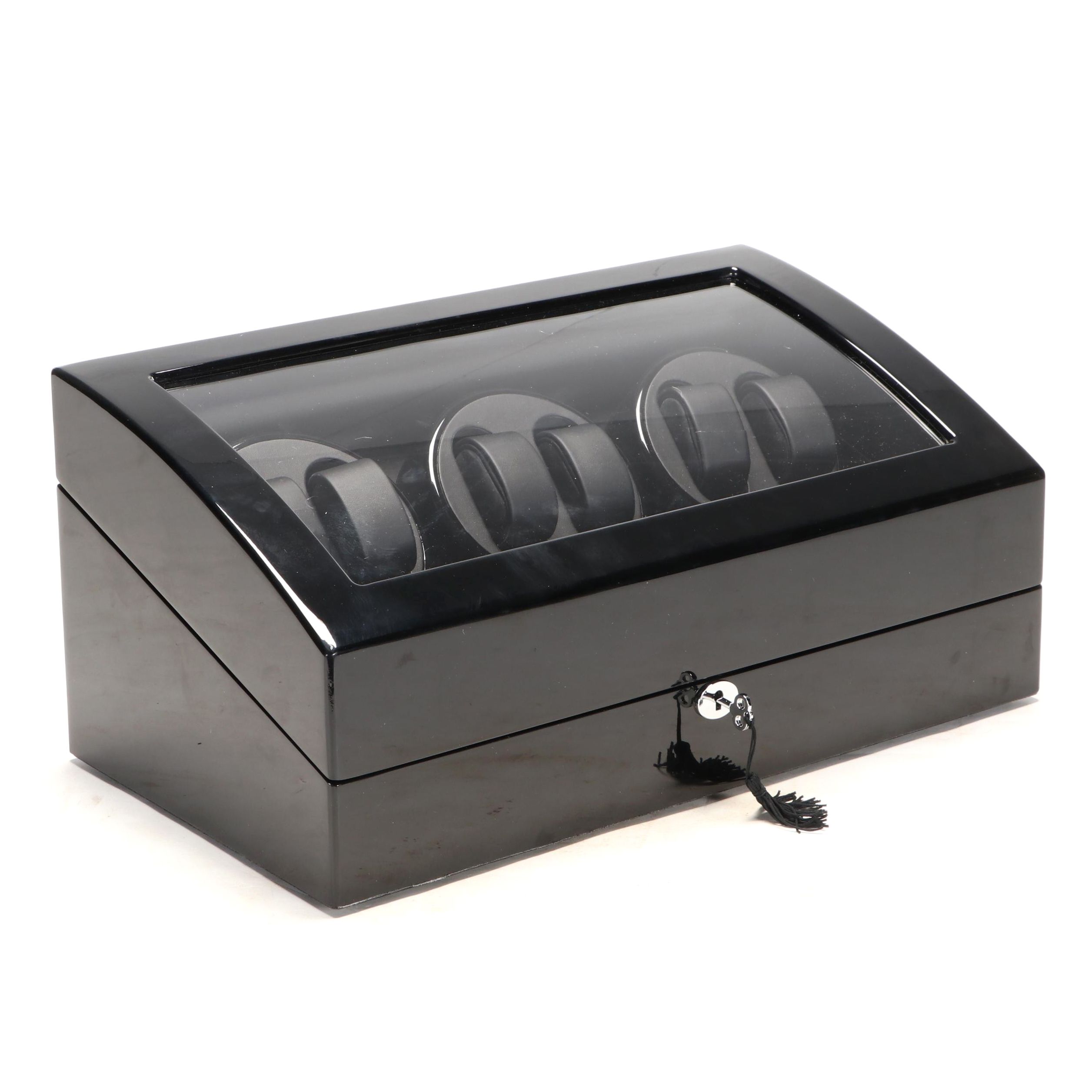 Multi Watch Winder with High Gloss Black Finish EBTH