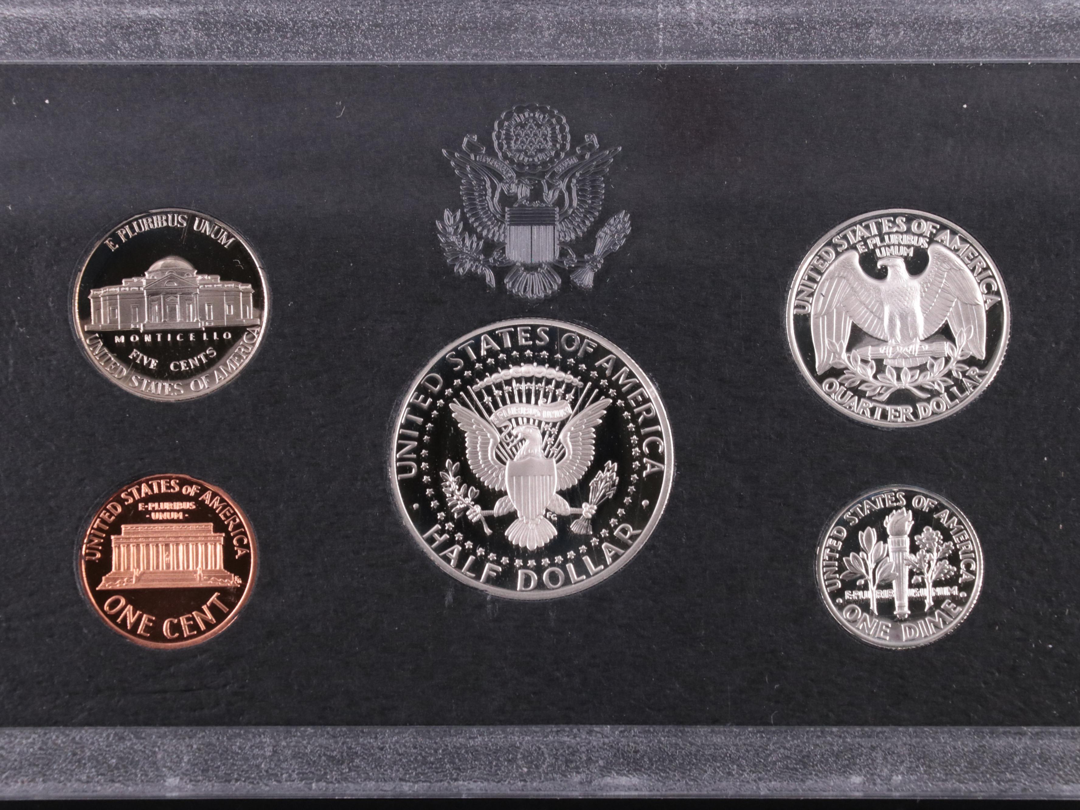 Group of Three United States Mint Silver Proof Sets EBTH
