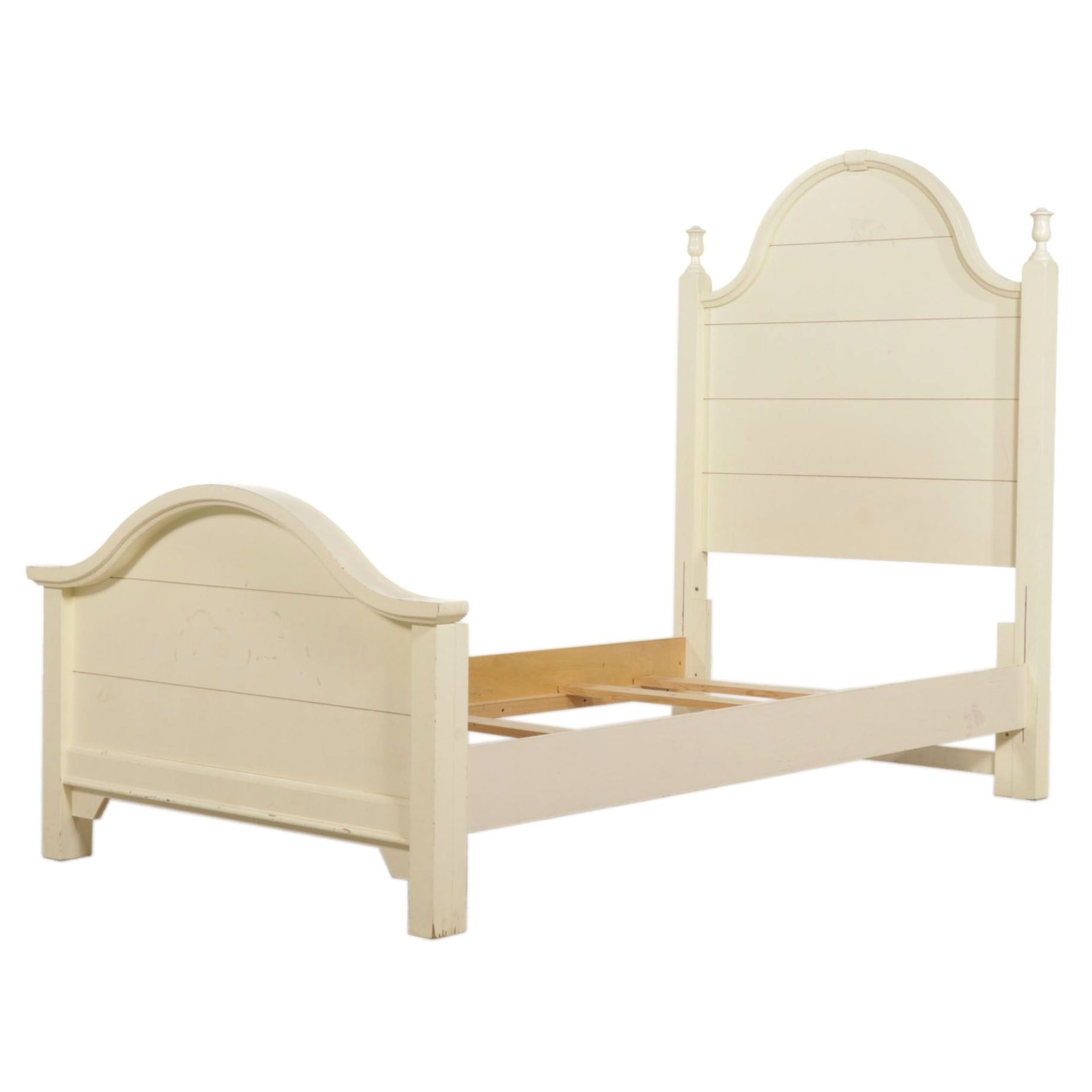 Millsted Painted Pine Wooden Twin Bed Frame EBTH
