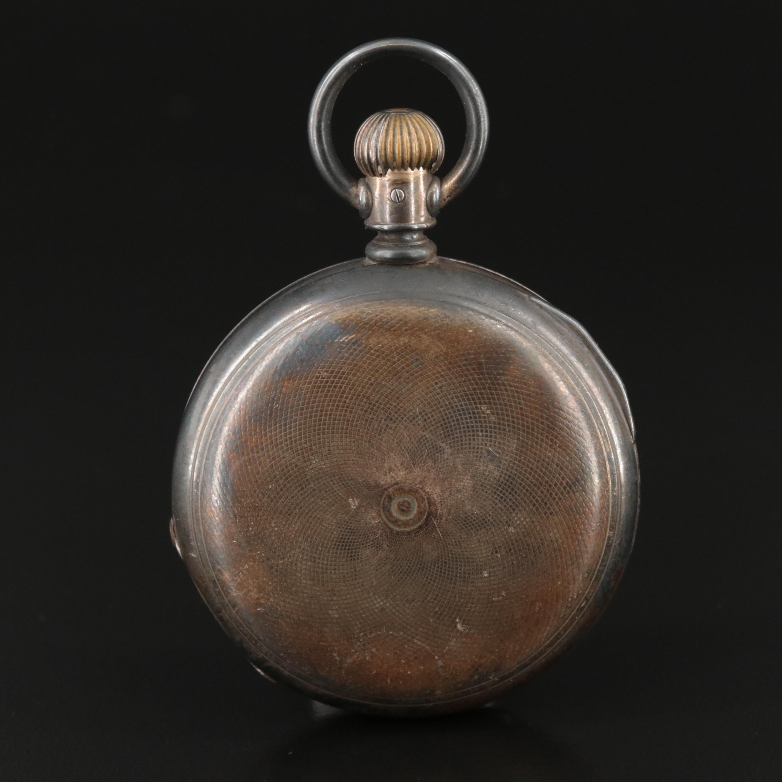 1885 Elgin Coin Silver Pocket Watch EBTH