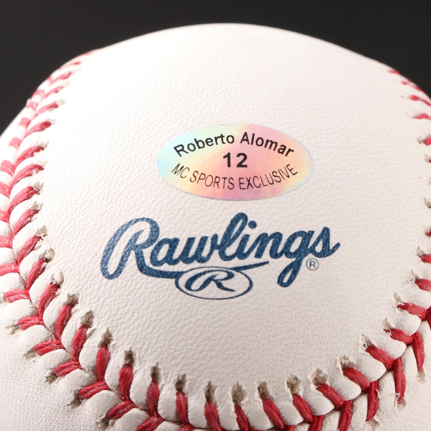 Robin Yount Wade Boggs Roberto Alomar and Robin Roberts Signed Robin Yount Wade Boggs Roberto Alomar and Robin Roberts Signed