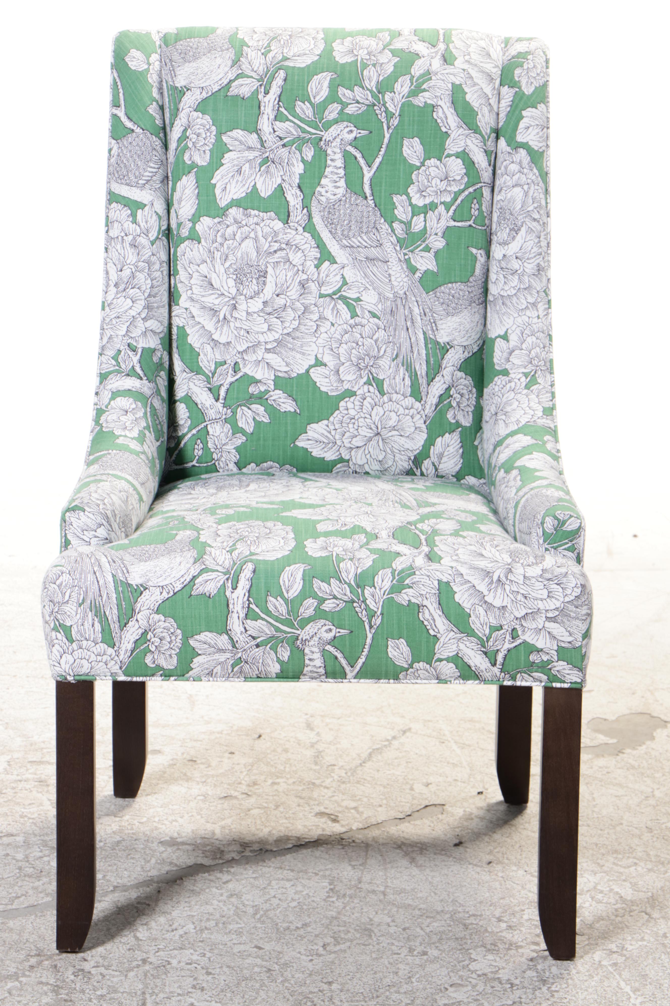 Ballard Designs Toile Patterned Side Chair EBTH