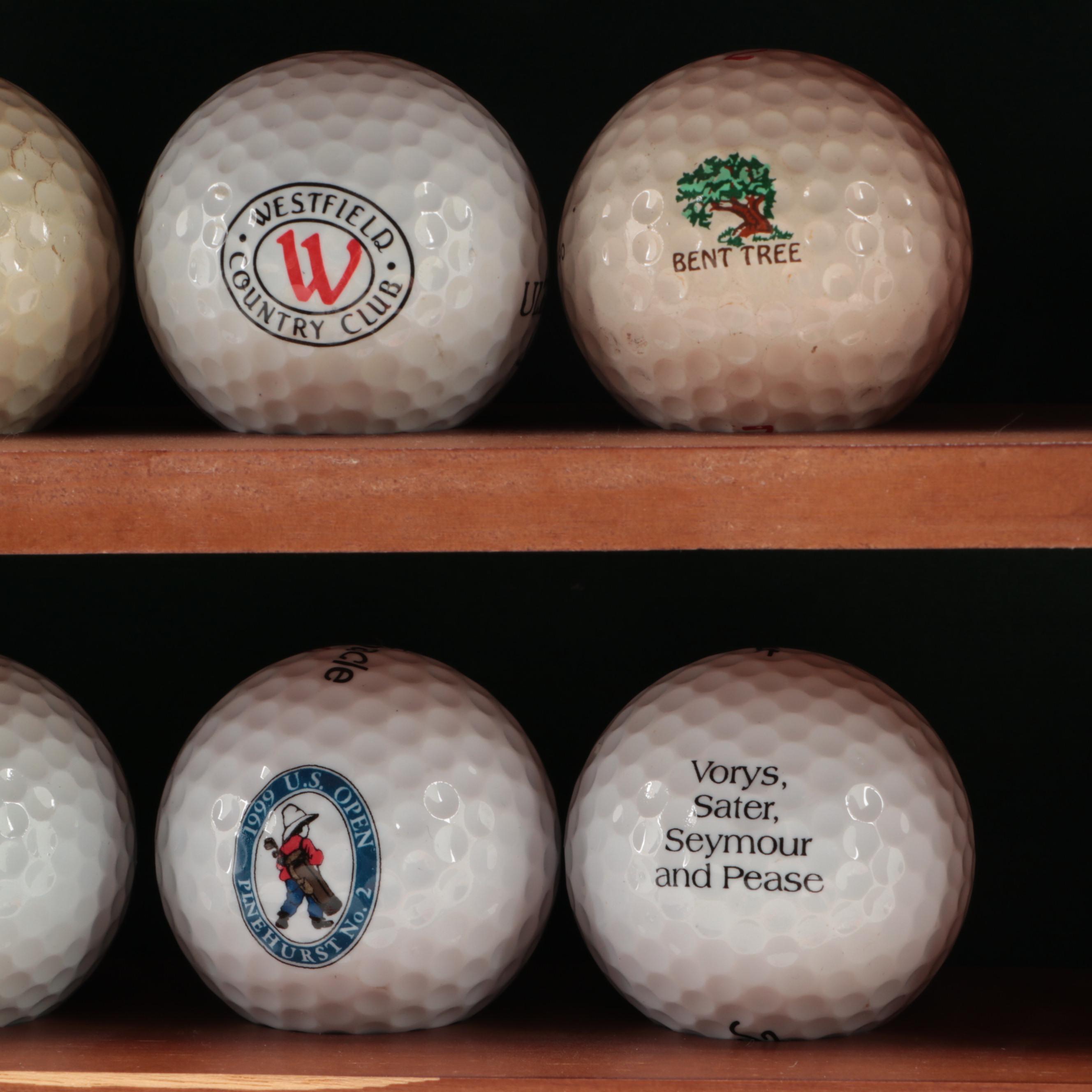 Golf Ball Collection and Display Shelf EBTH