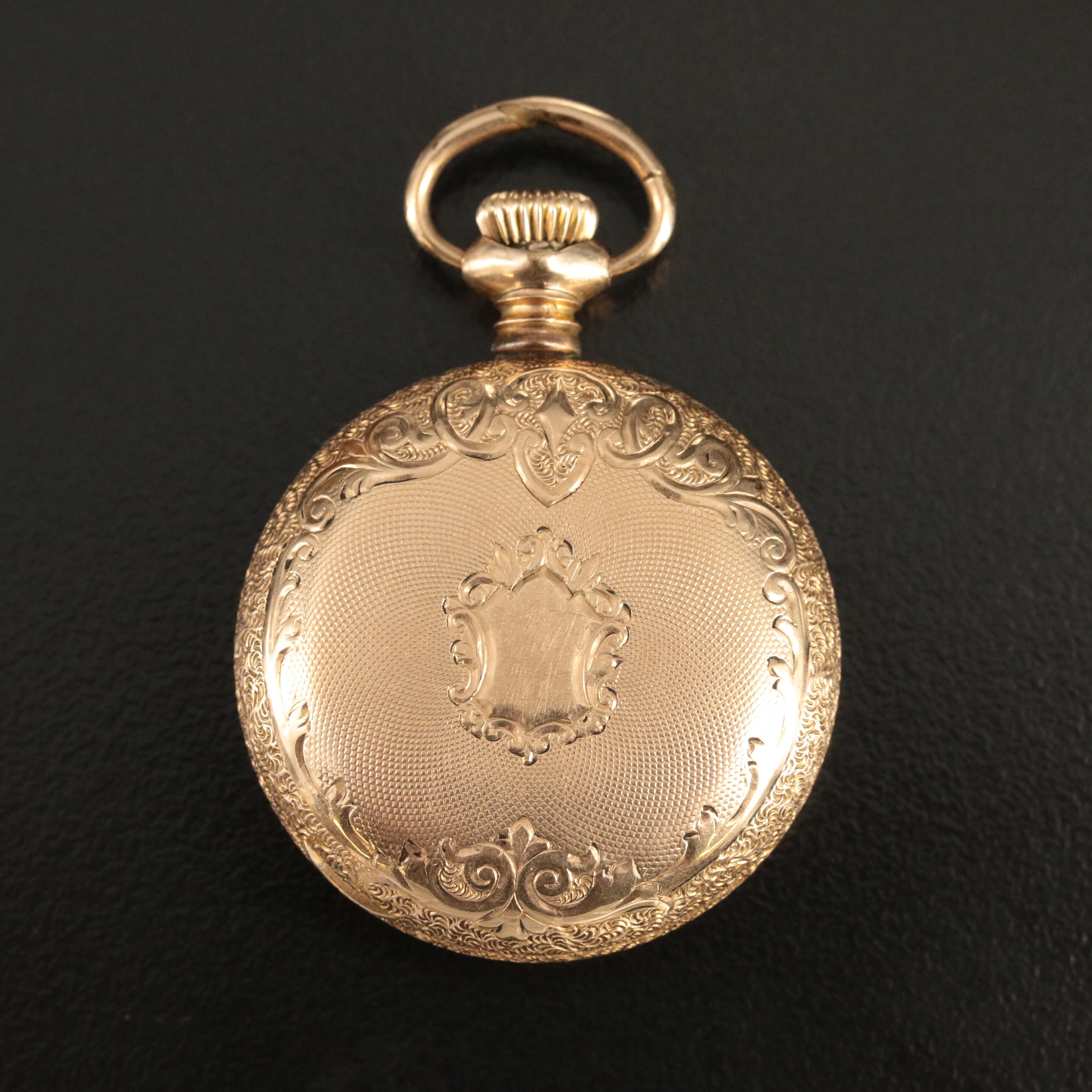 Vintage New England Watch Company GoldFilled Pocket Watch EBTH