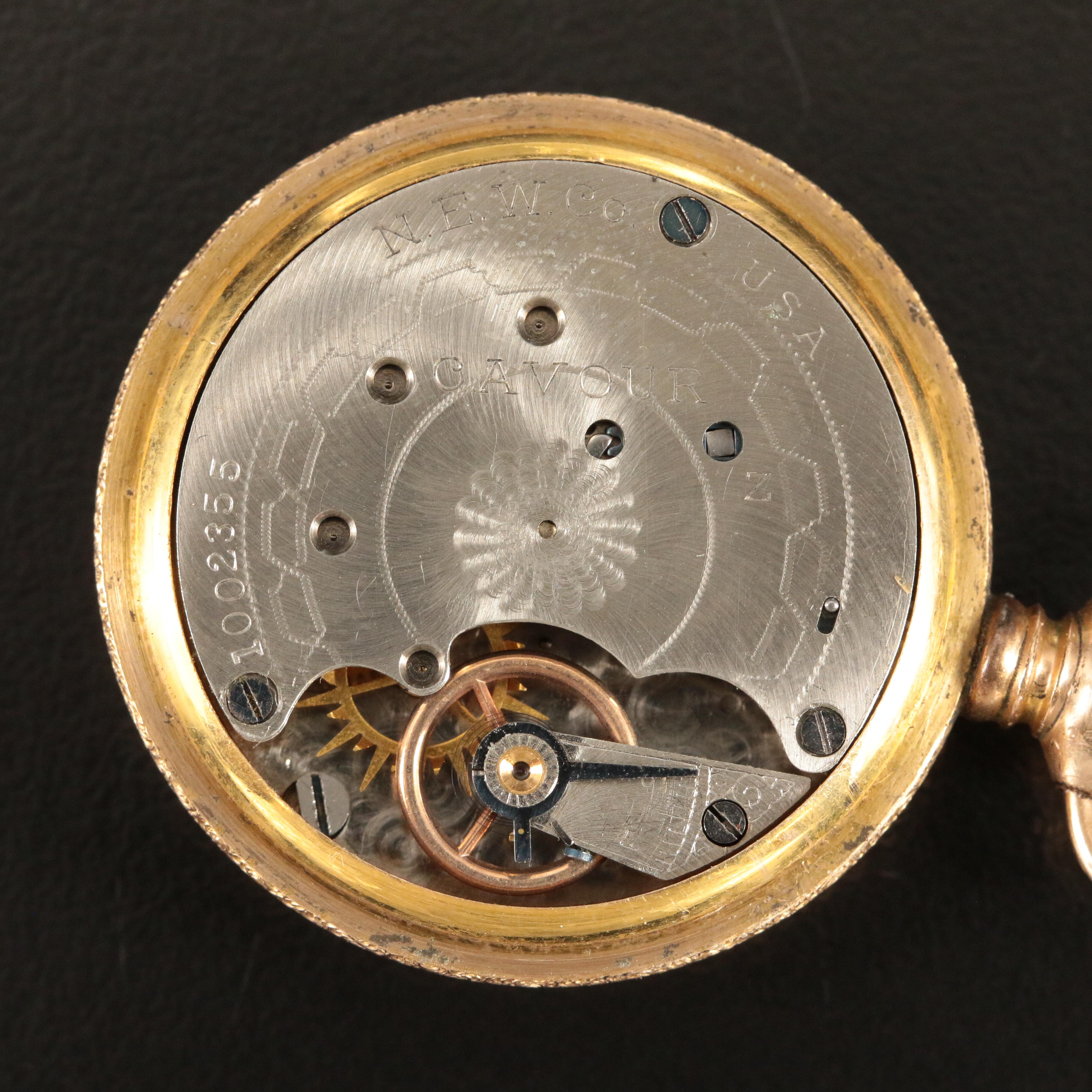 Vintage New England Watch Company GoldFilled Pocket Watch EBTH