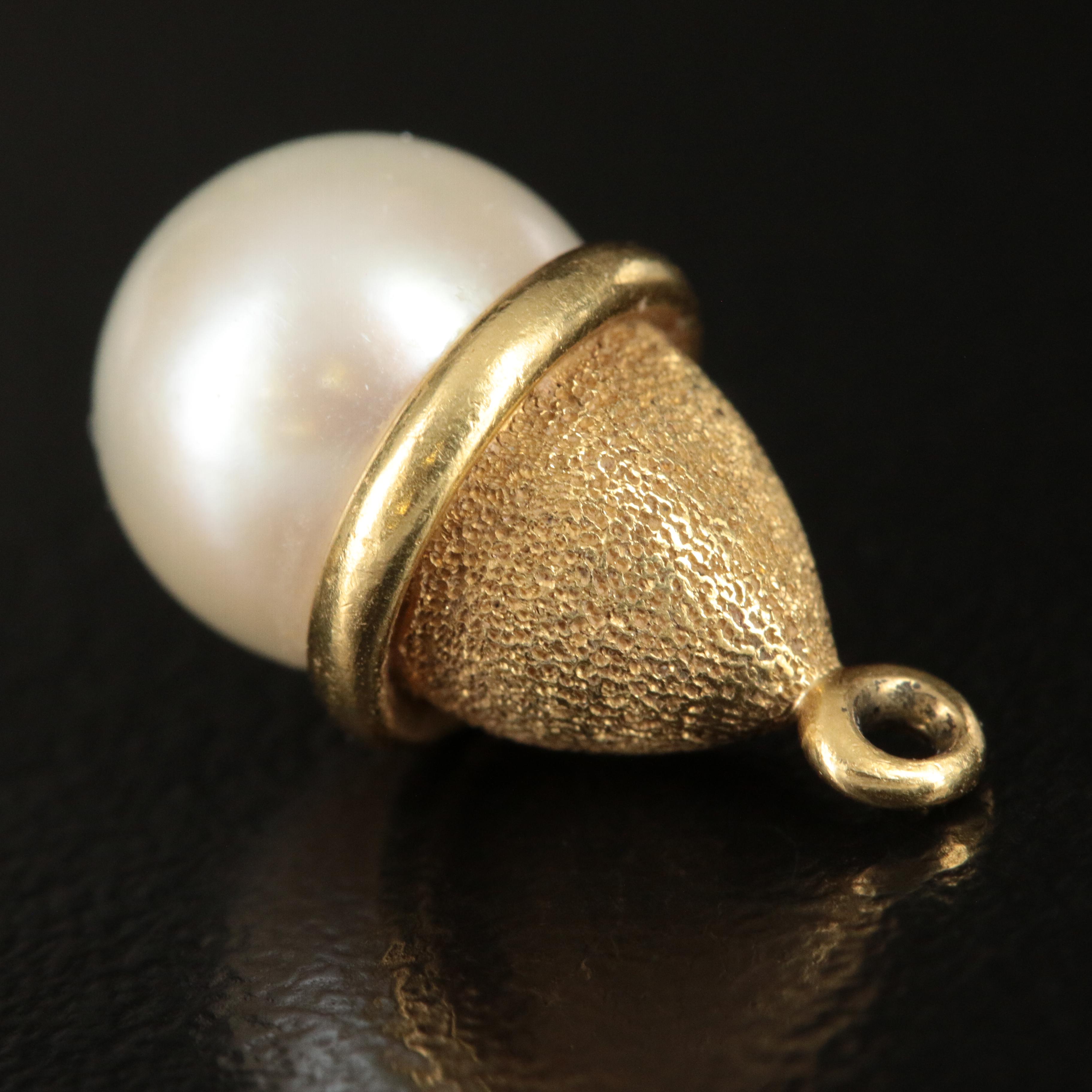 18K Pearl Earring Enhancers Attributed to Ruth Taubman EBTH