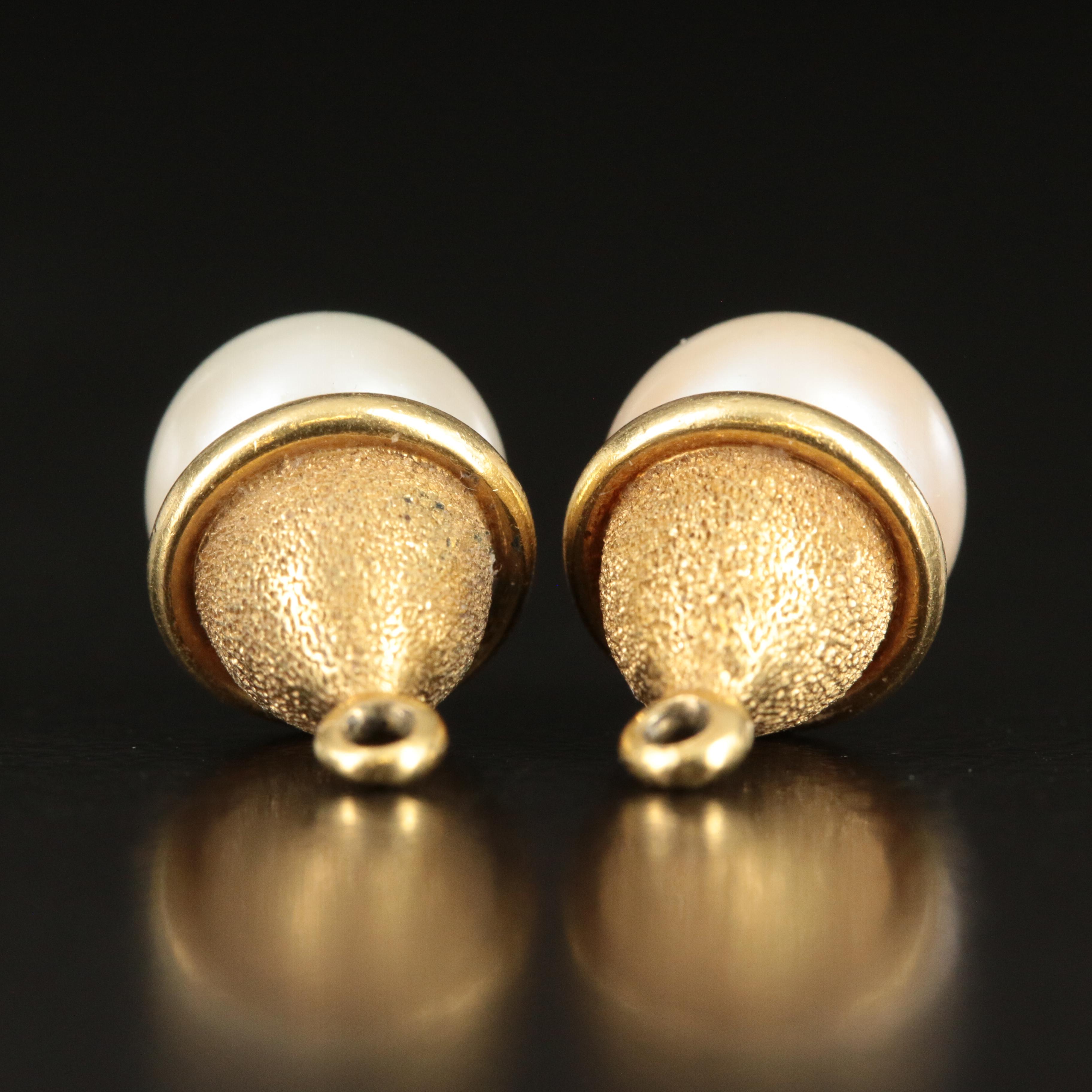 18K Pearl Earring Enhancers Attributed to Ruth Taubman EBTH