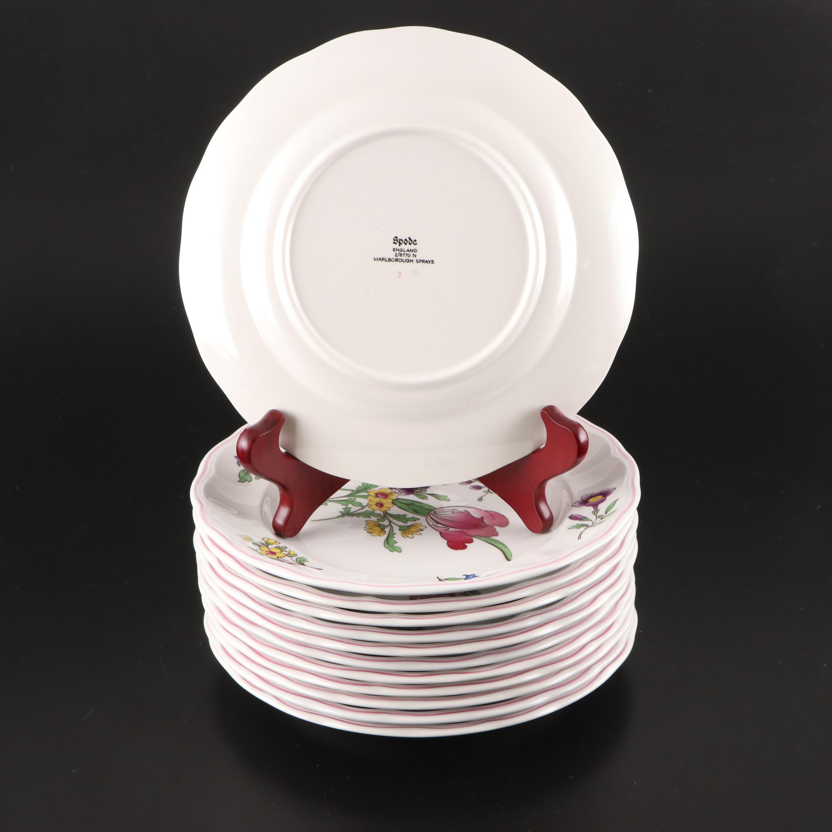 Spode "Marlborough Sprays" Ceramic Dinnerware, Late 20th Century EBTH