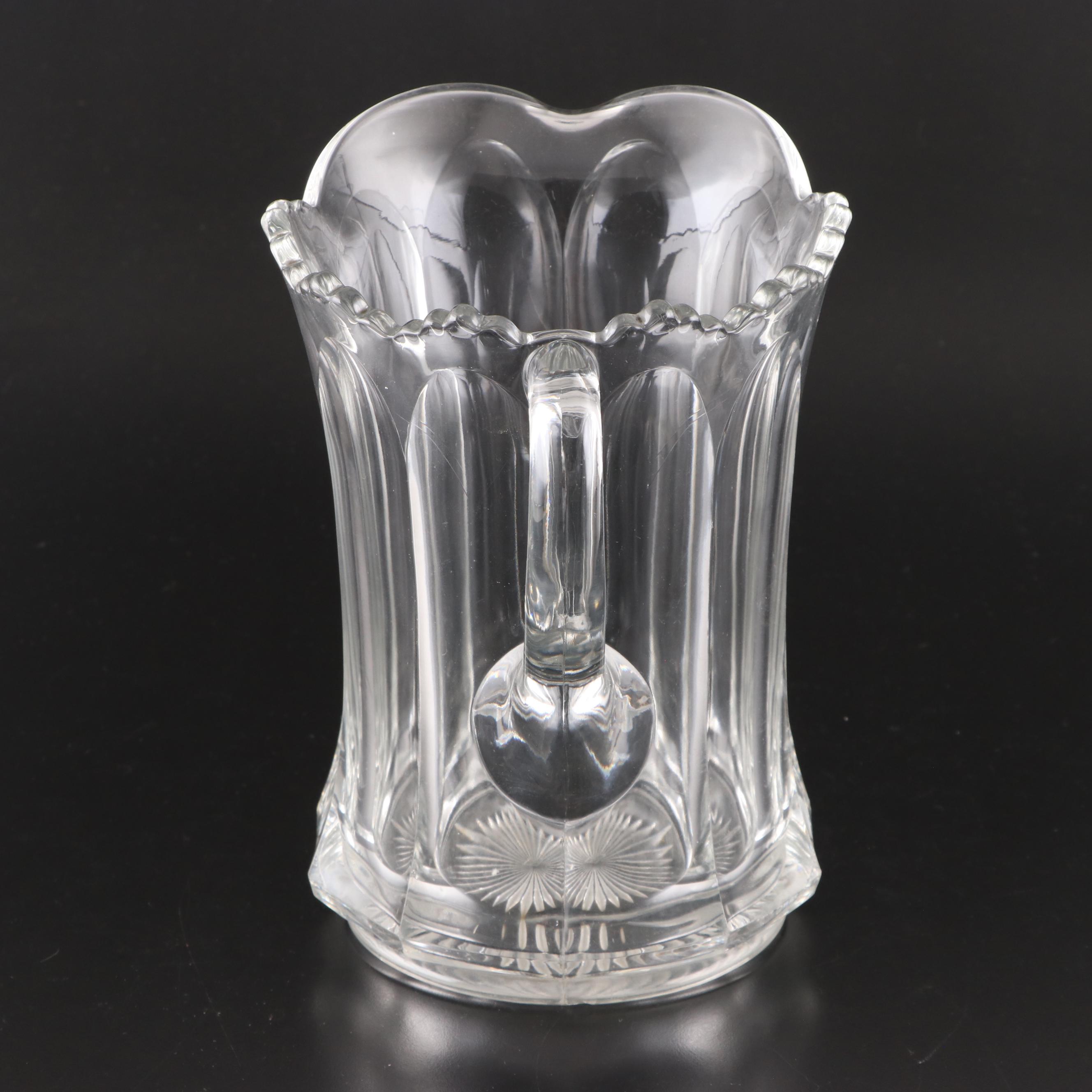 Heisey "Colonial Clear" Glass Pitcher, Early to Mid 20th Century EBTH