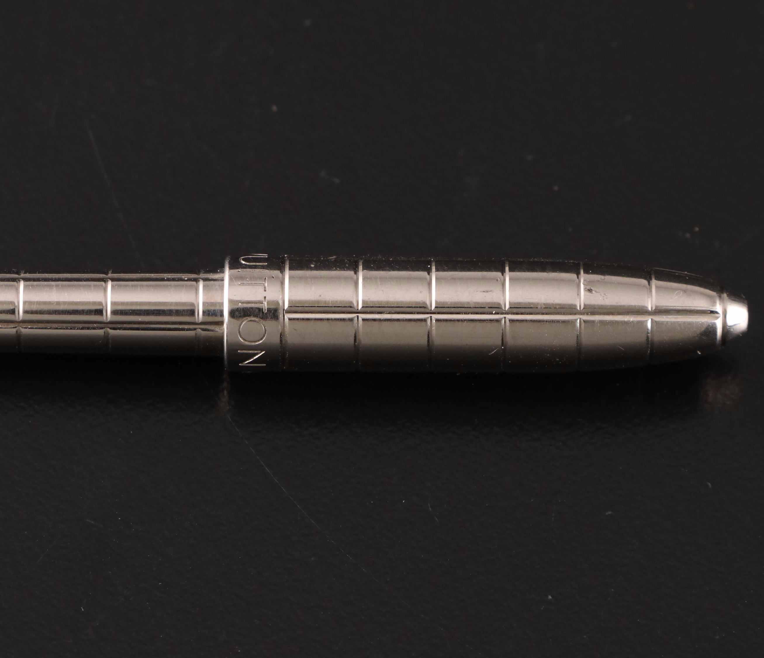 Louis Vuitton Silver Tone Agenda Ballpoint Pen EBTH