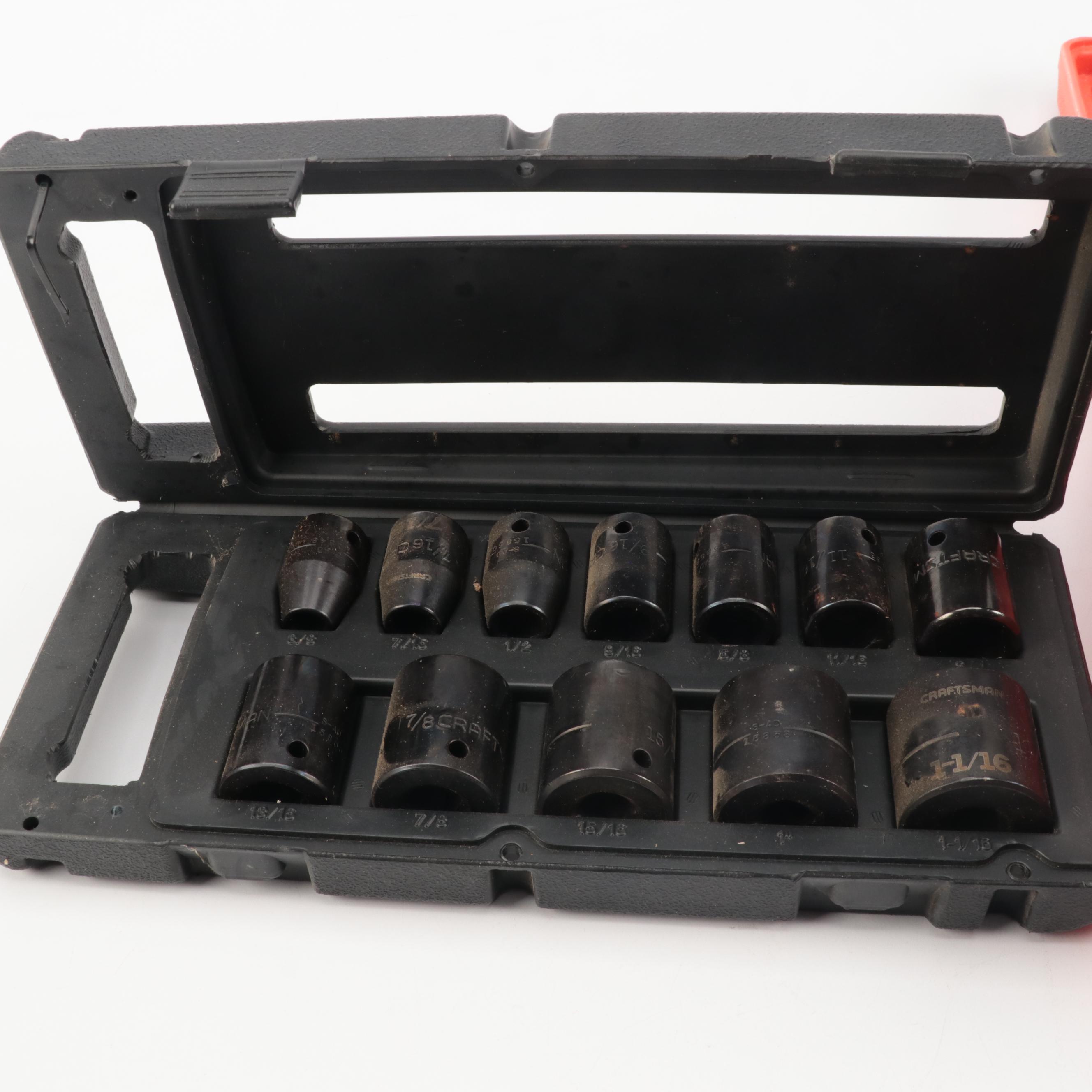 Craftsman Impact Socket Set With Campbell Hausfeld Pneumatic Impact