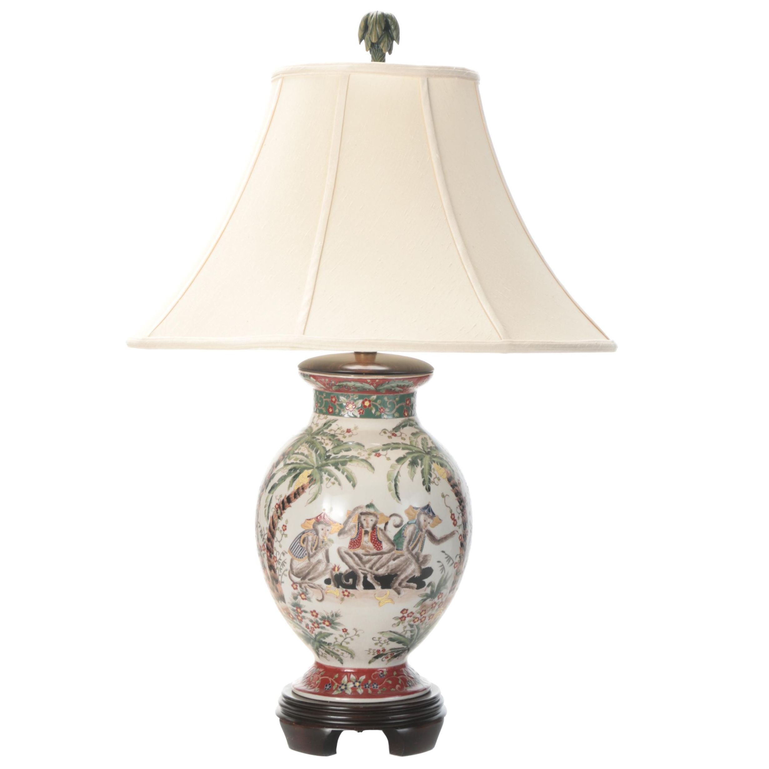 Frederick Cooper Chinoiserie Style Porcelain Vase Table Lamp EBTH