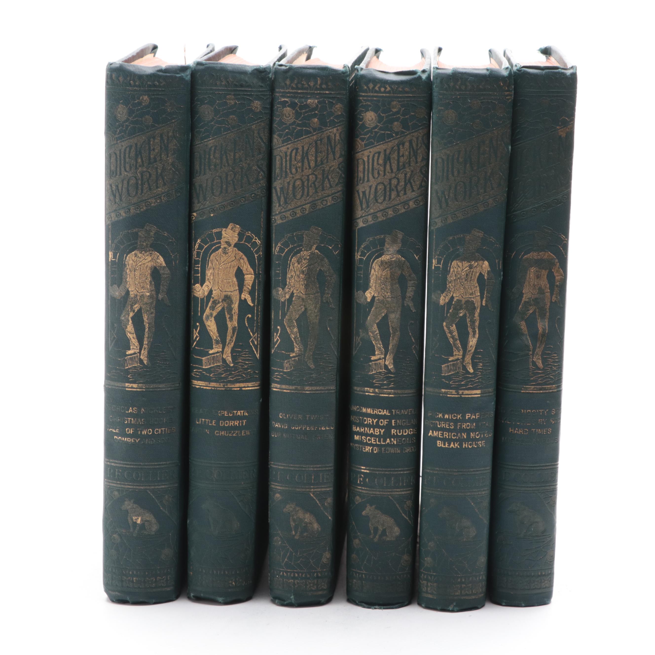 Illustrated "The Works of Charles Dickens" Complete Set, Late 19th