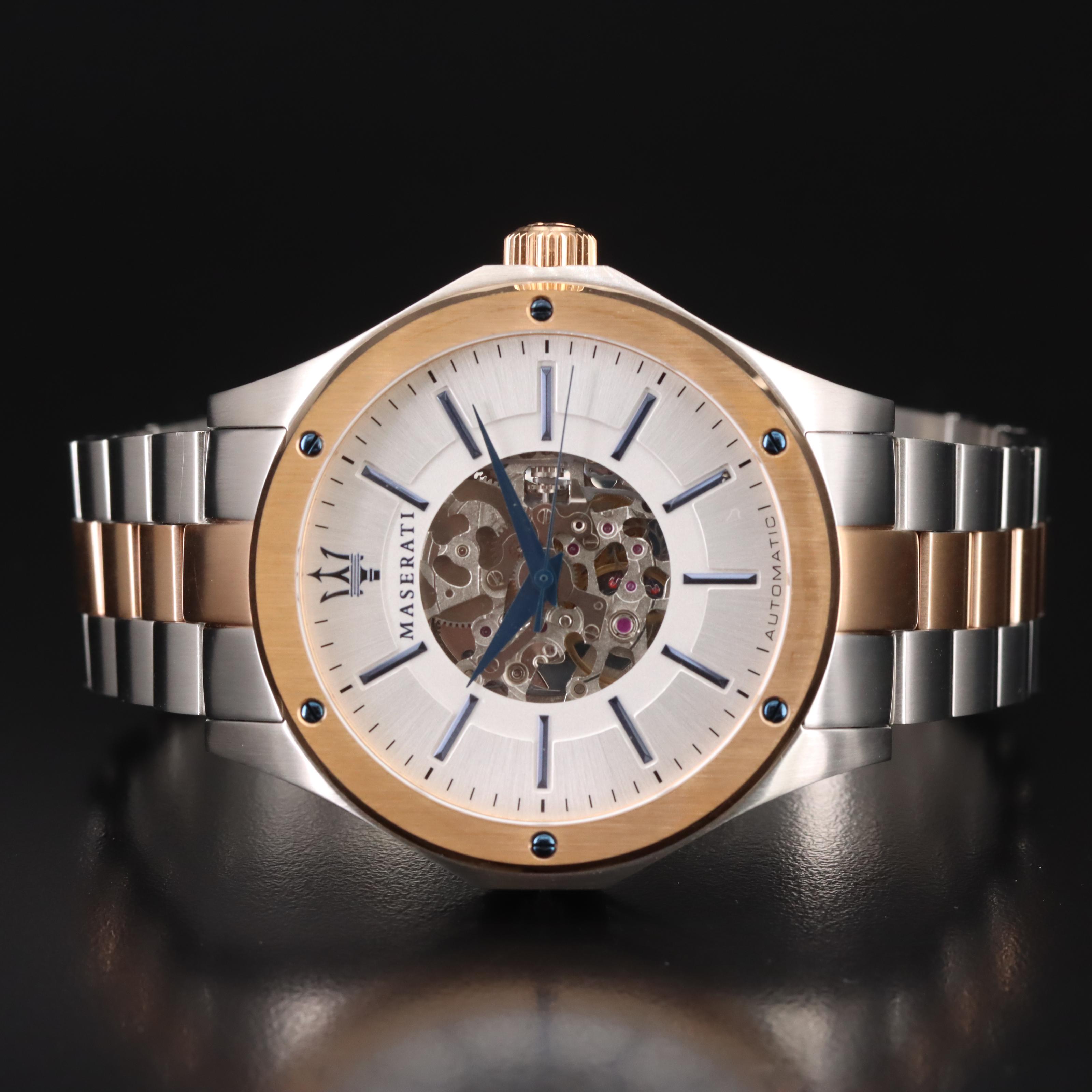Maserati Skeletonized Automatic Wristwatch | EBTH