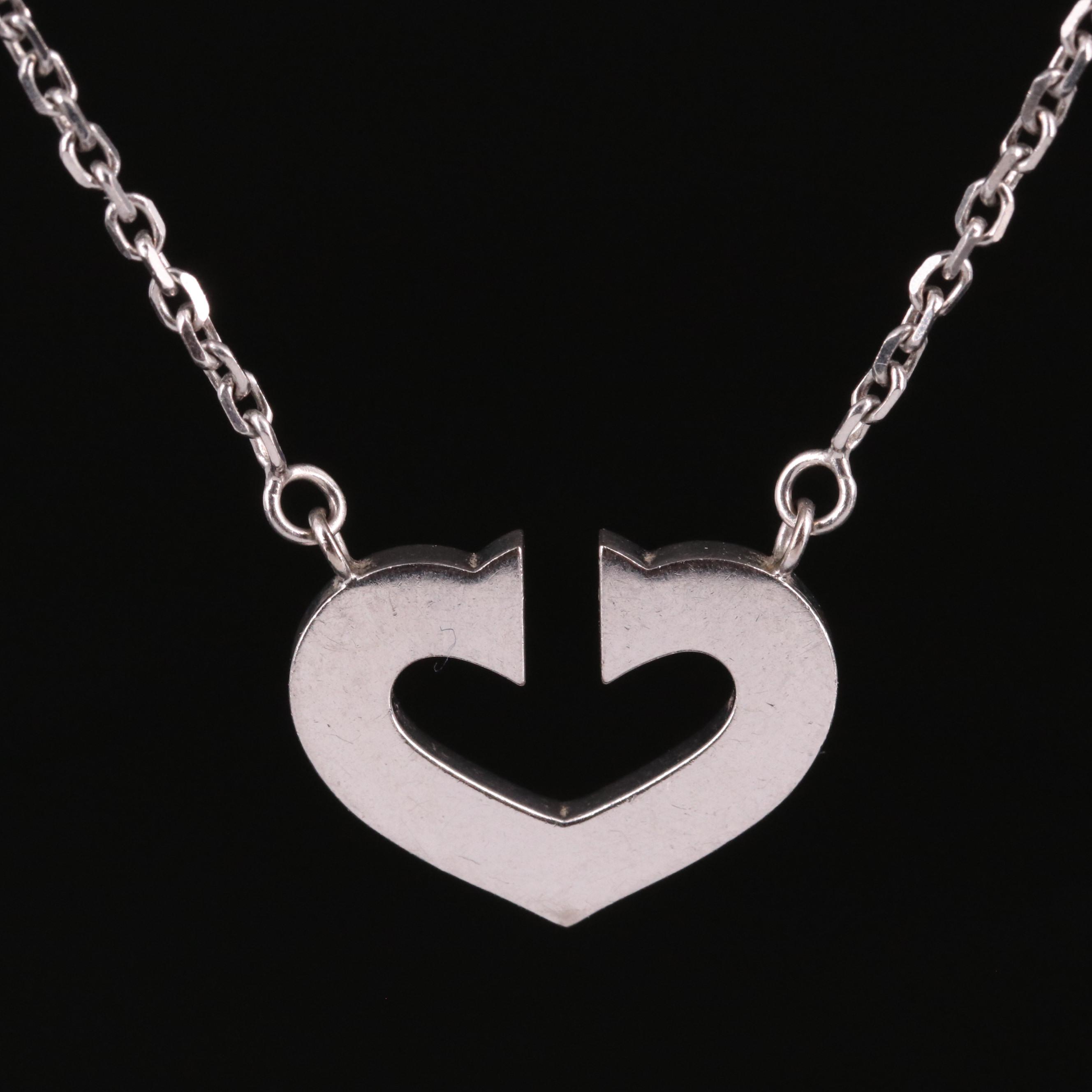 Cartier "C" Heart Necklace EBTH