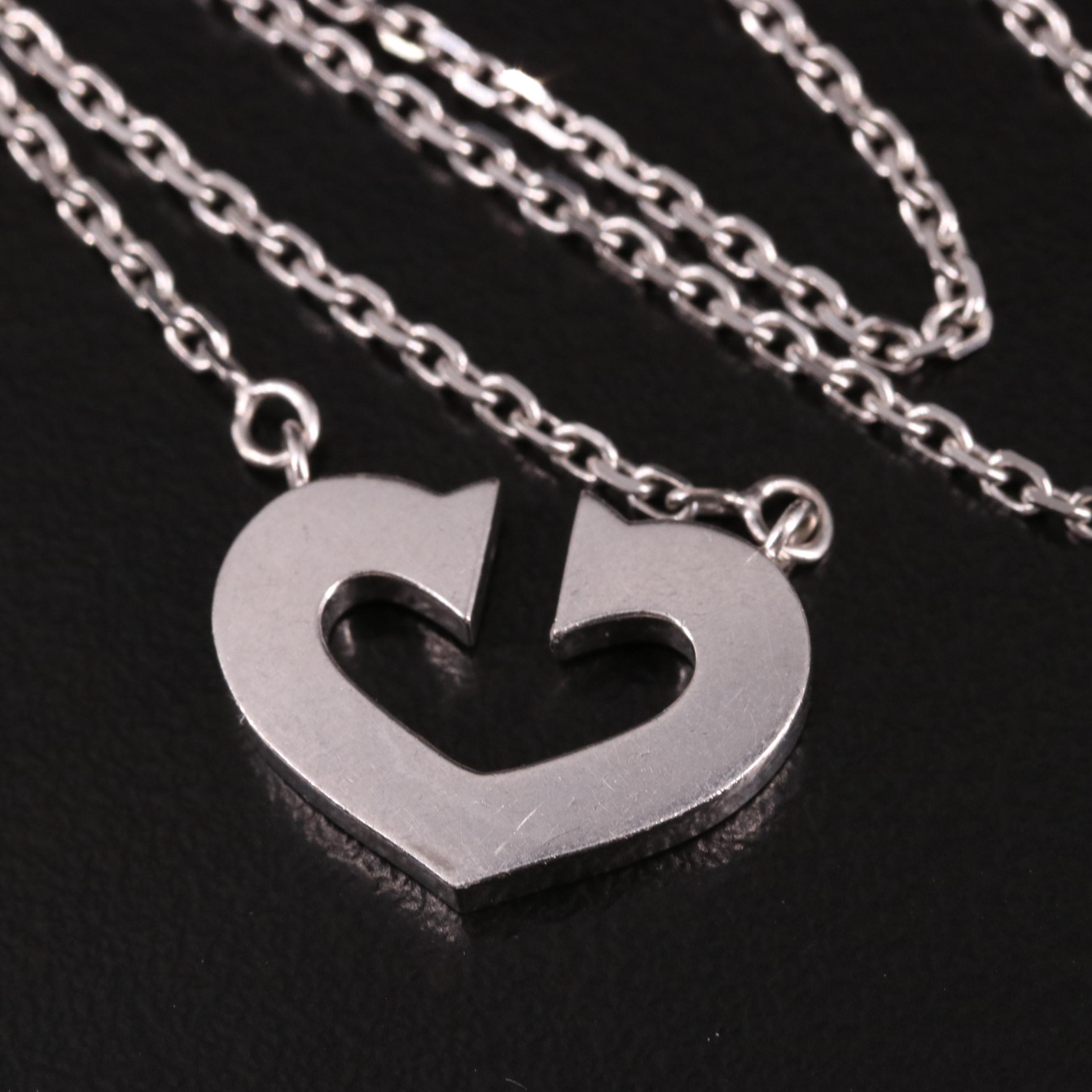 Cartier "C" Heart Necklace EBTH