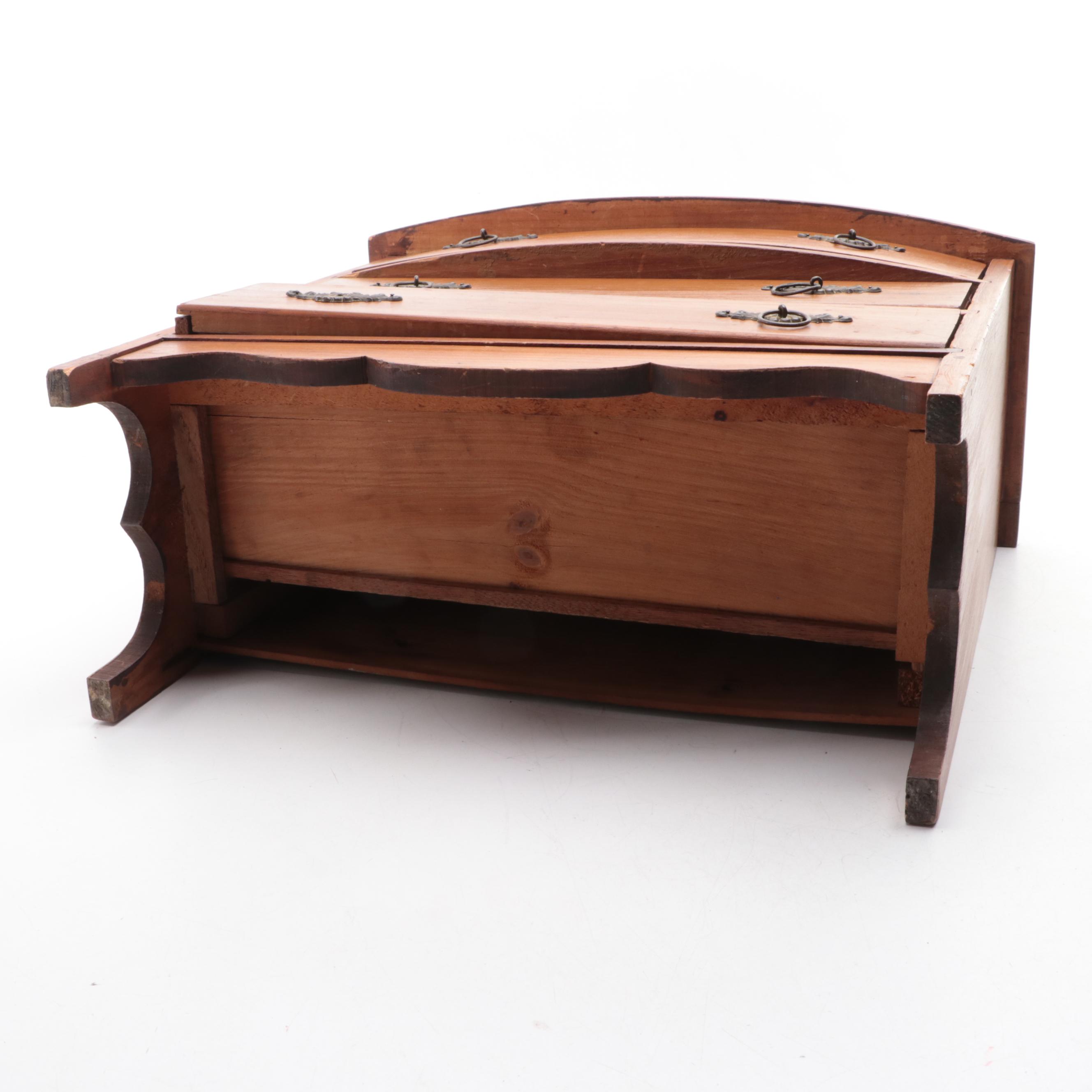 Child's Pine Toy Dresser with Mirror, 1/2 Scale EBTH