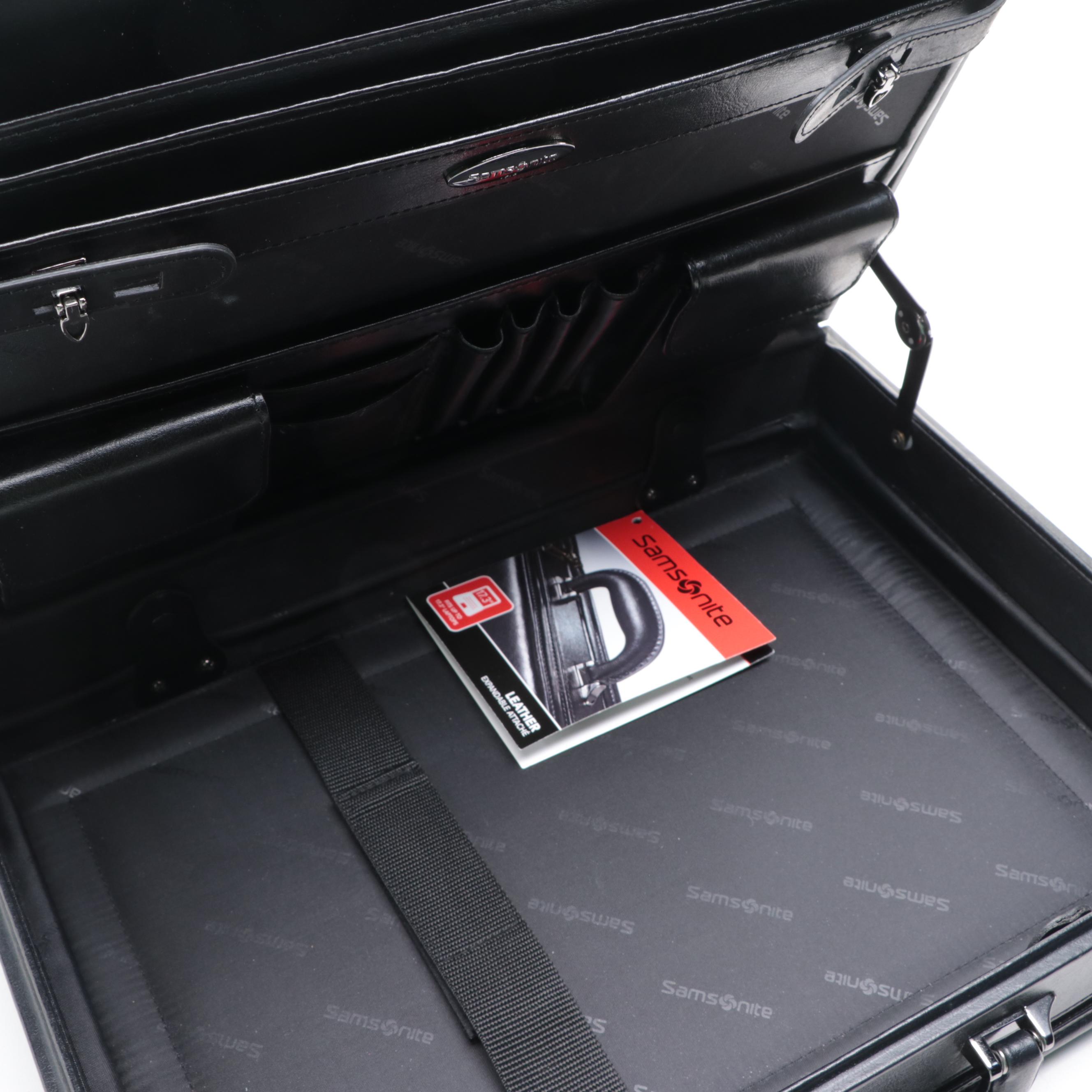 Samsonite and Heritage Travelware Expandable Computer Briefcases in