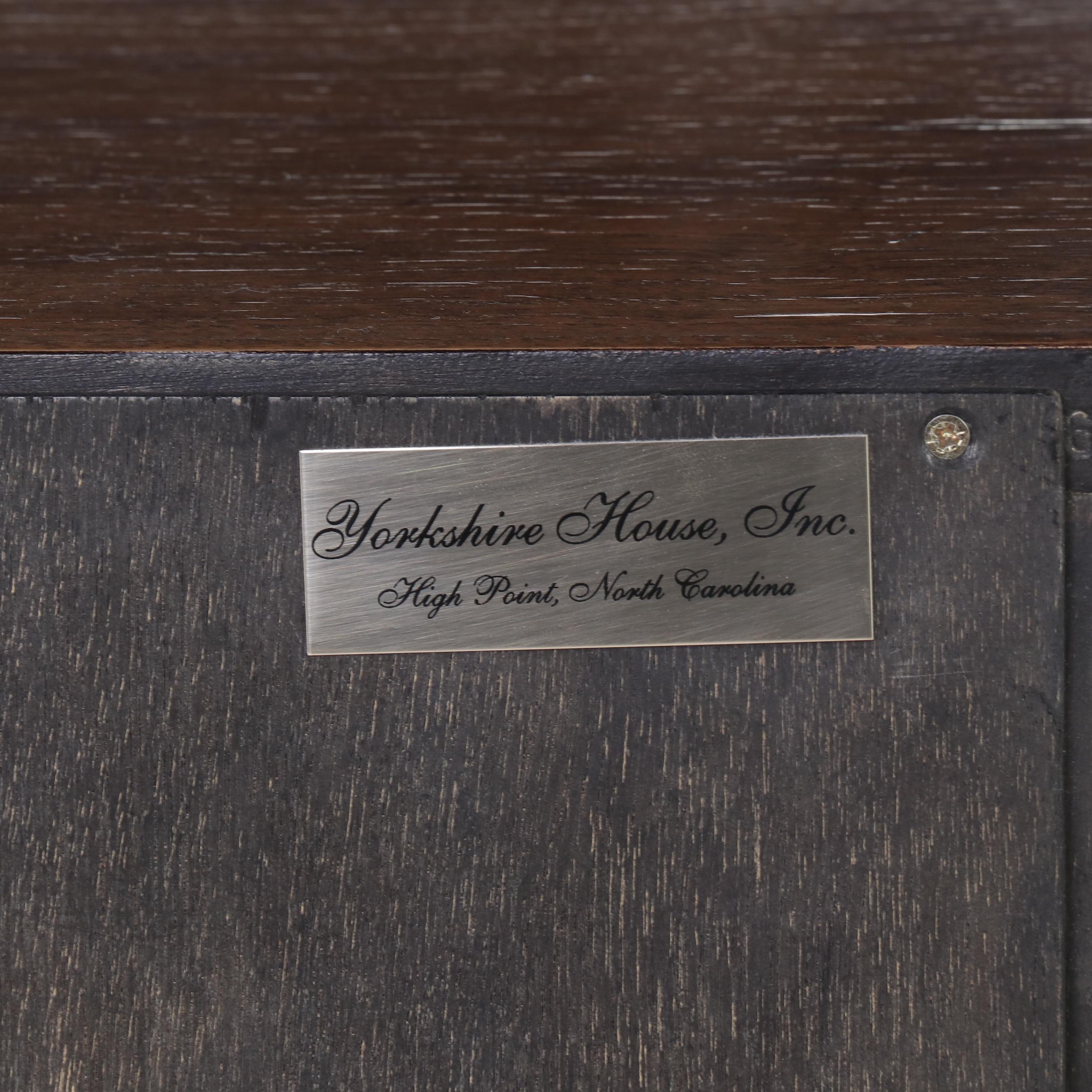 Yorkshire House II Style Walnut, Burl Walnut, and LineInlaid TV