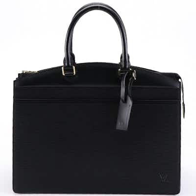 Late 20th Century Louis Vuitton Briefcase in Black Epi Leather