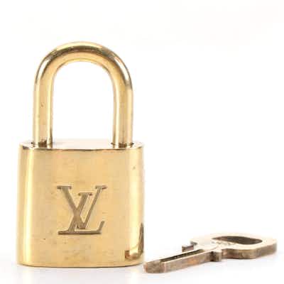 Louis Vuitton Brass 317 Padlock W/ Key