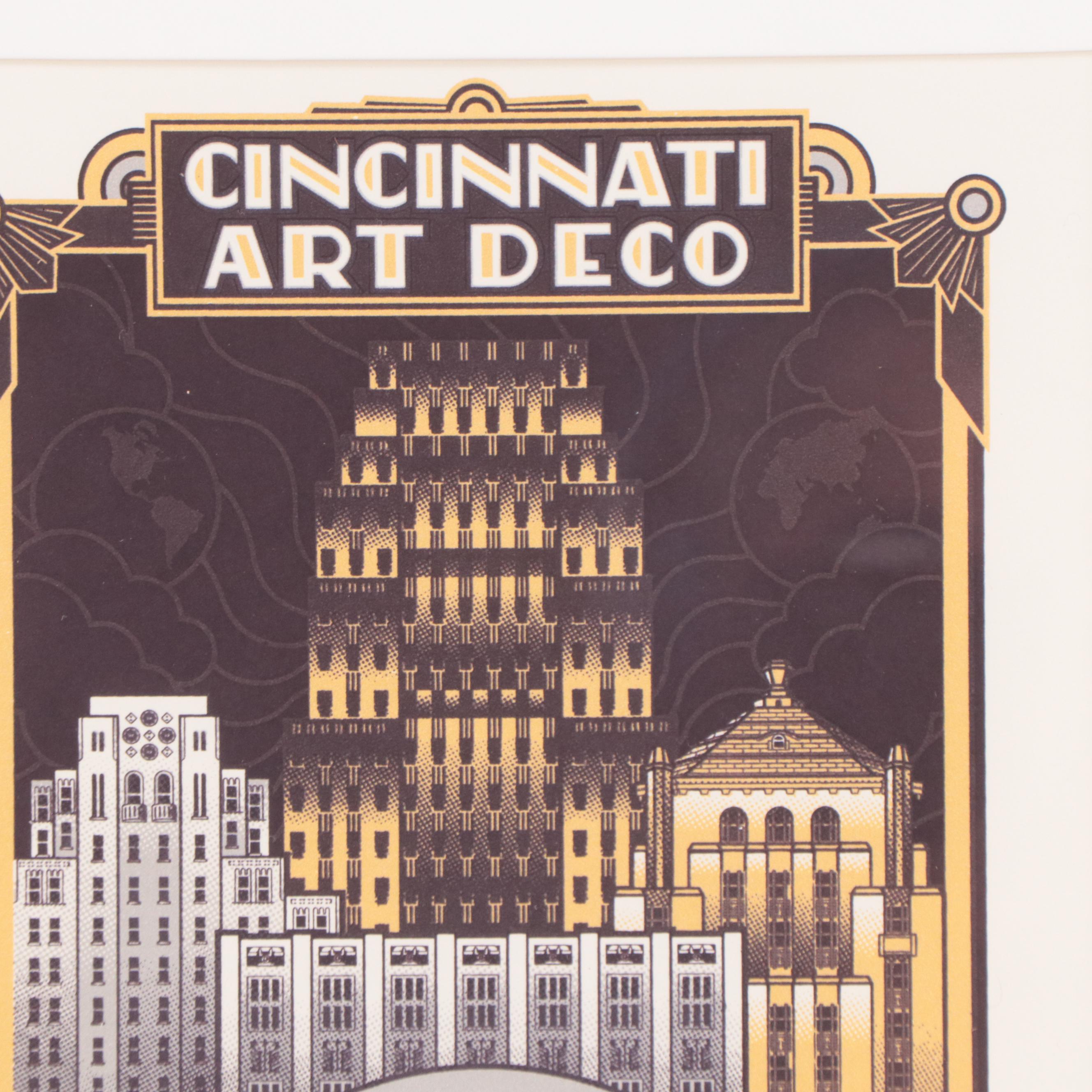 James Billiter Serigraph "Cincinnati Art Deco" EBTH