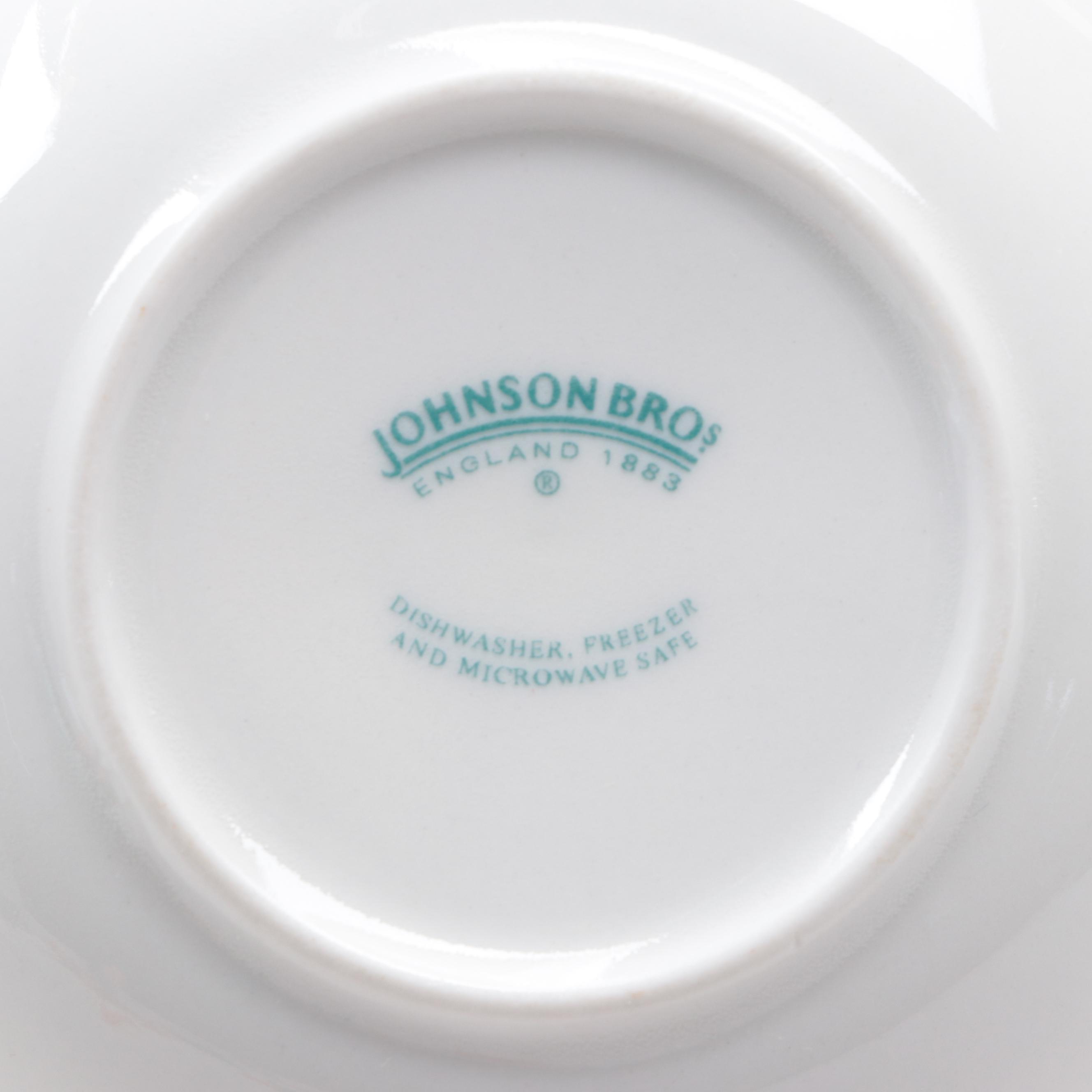 Johnson Brothers "Indies Blue" Bowls and Other Dinnerware EBTH
