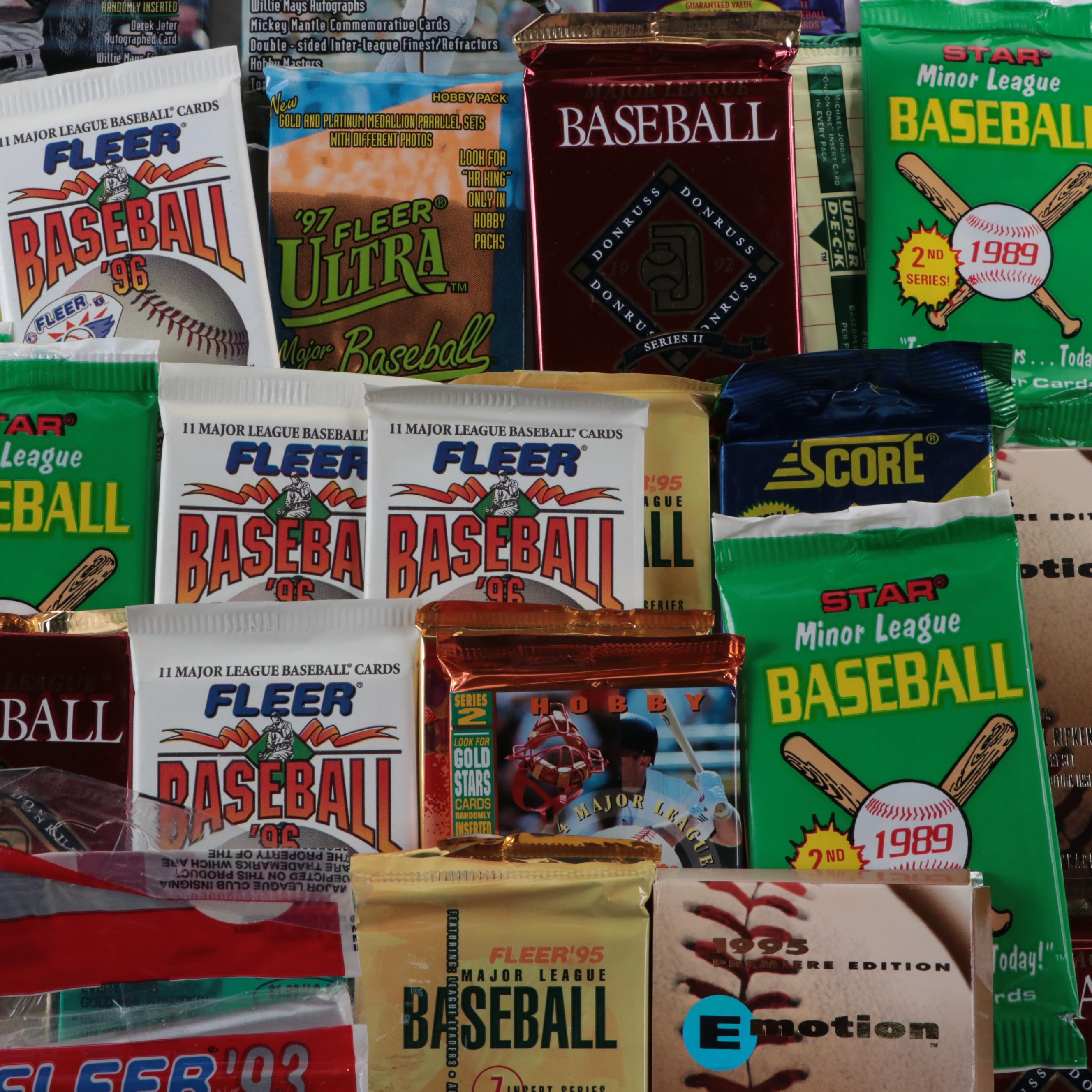 Topps, Bowman, Metal Universe, and More Sealed Baseball Card Packs