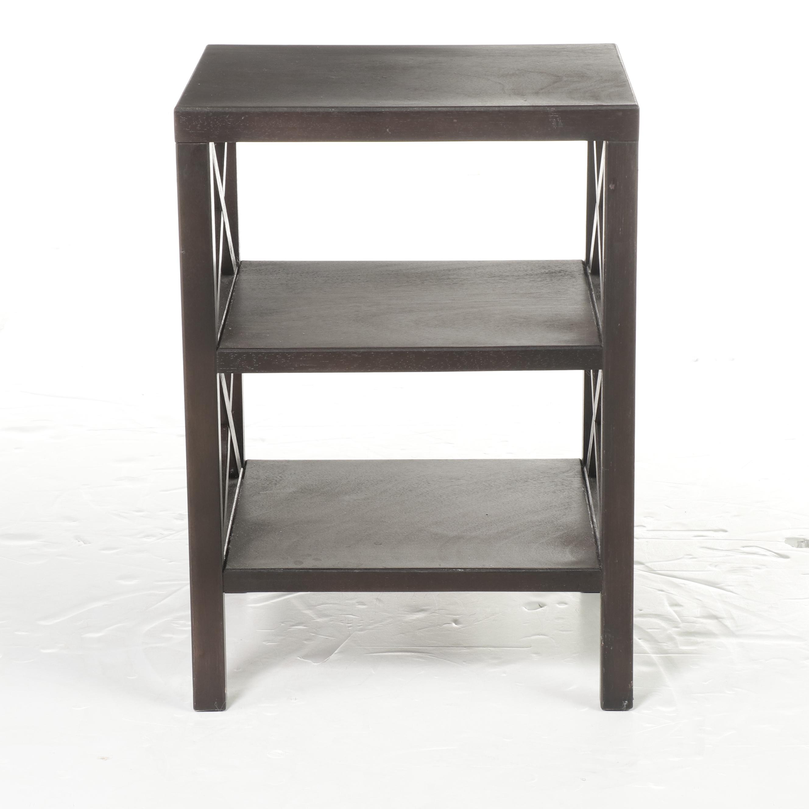 Owings Espresso Finish Accent Table EBTH