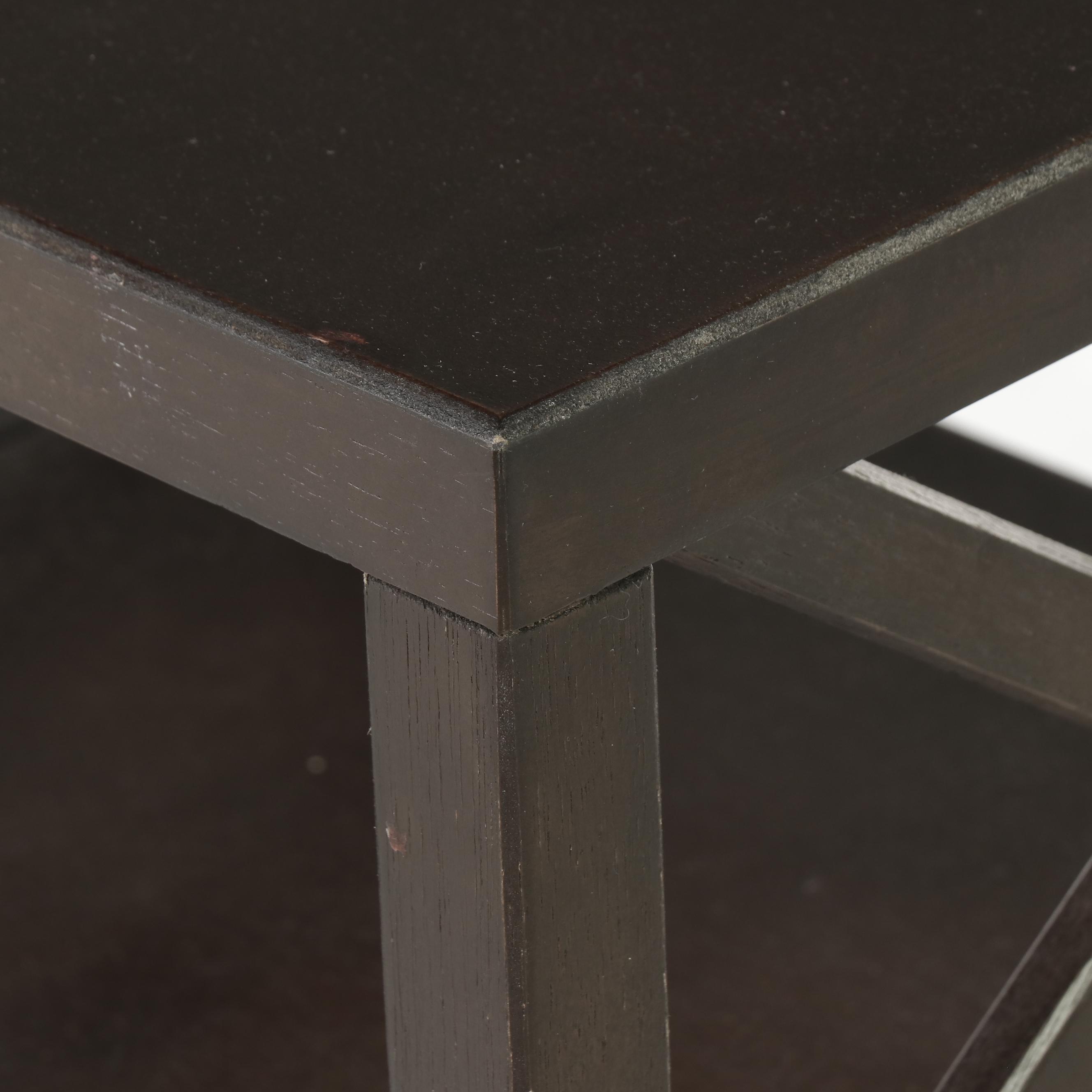 Owings Espresso Finish Accent Table EBTH