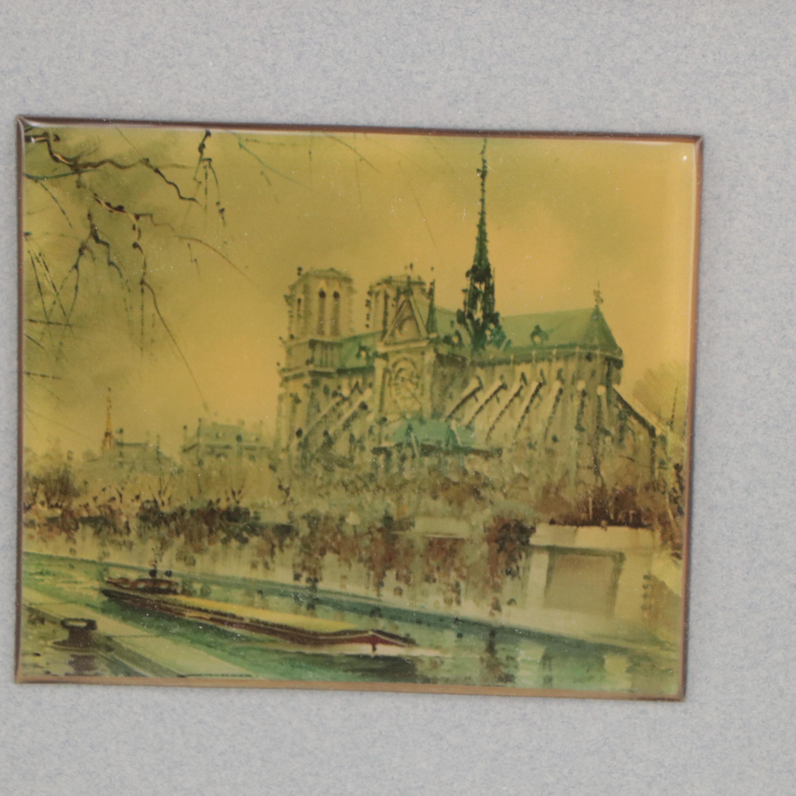 Offset Lithographs of Parisian Scenes EBTH