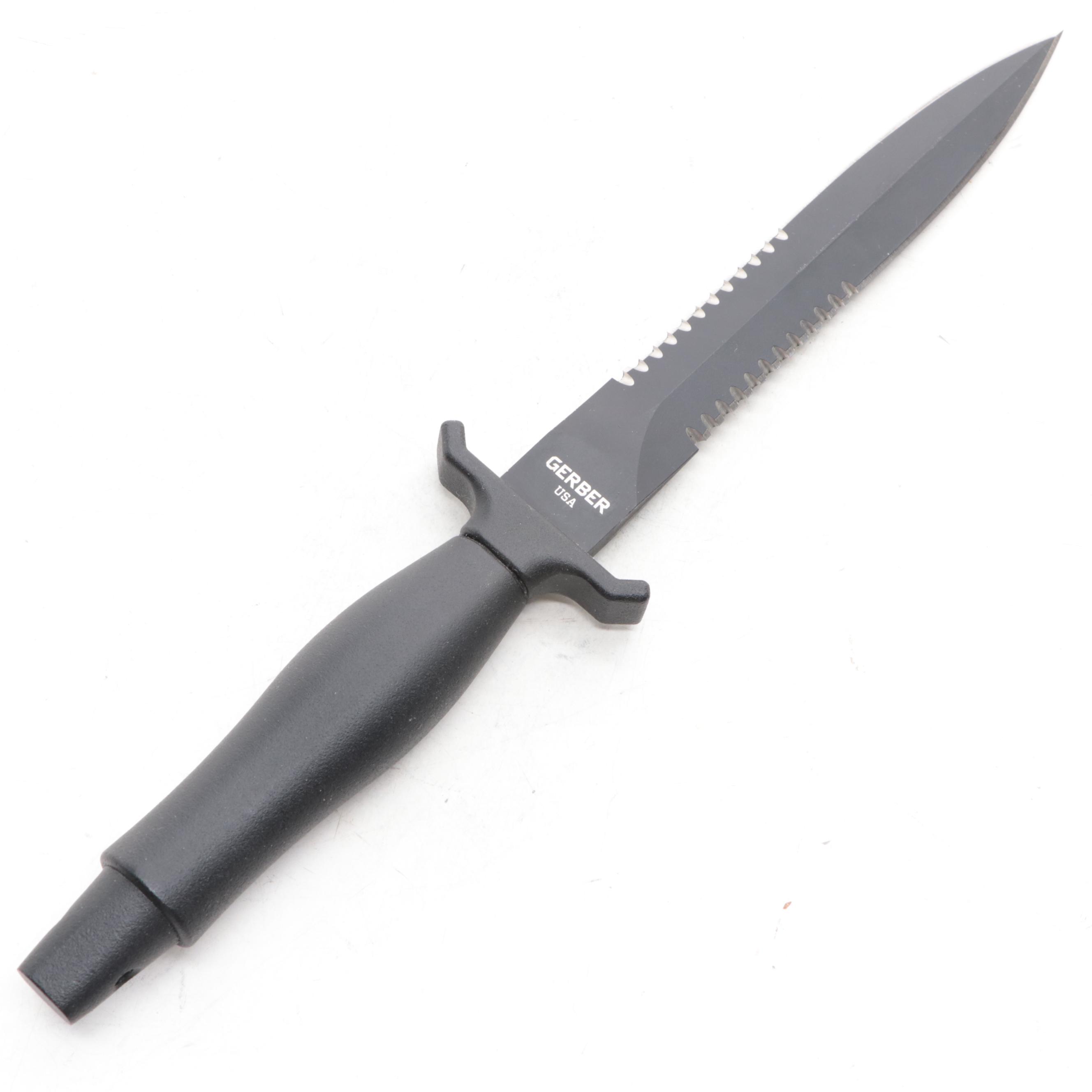 Gerber Mark II Fixed Blade Serrated Knife EBTH