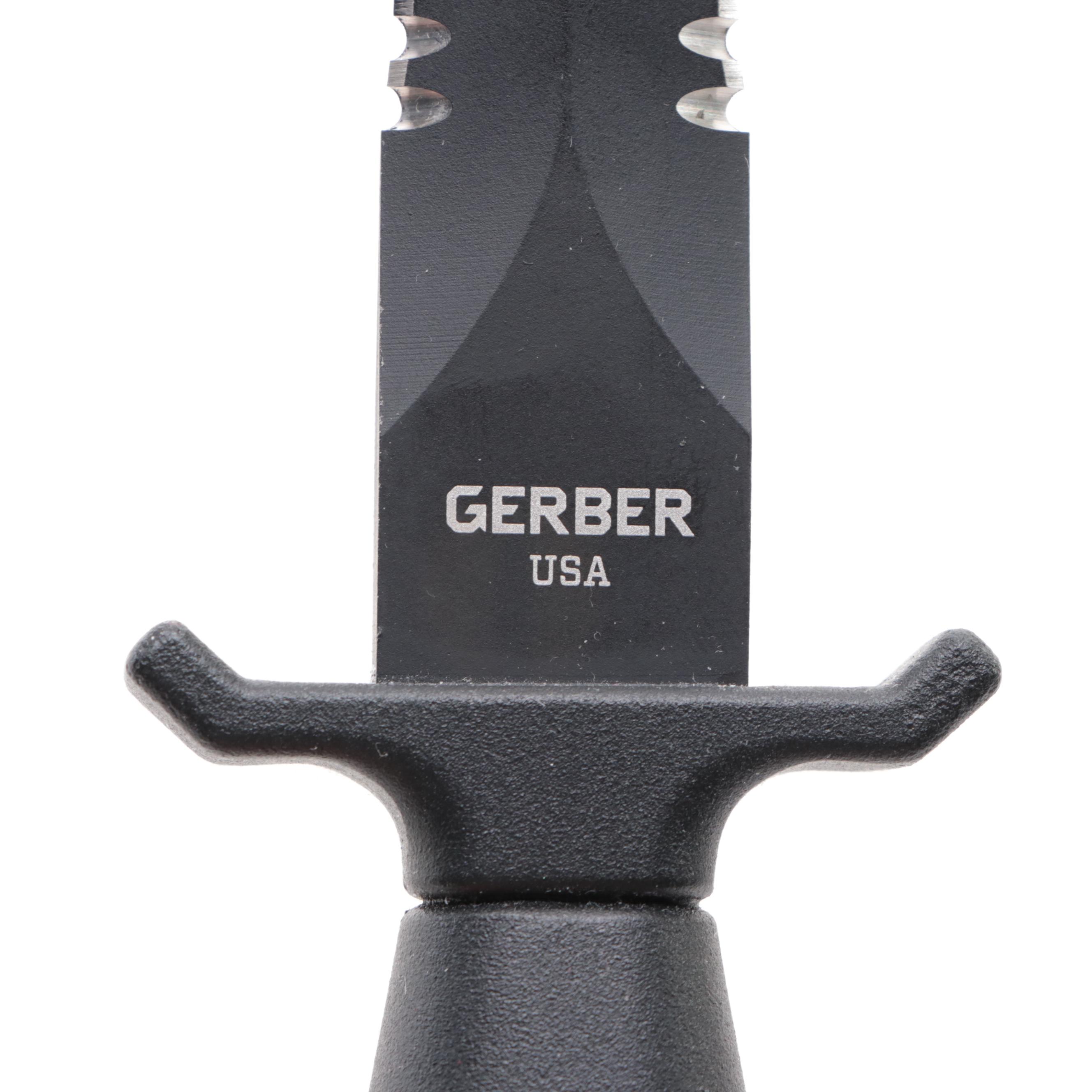 Gerber Mark II Fixed Blade Serrated Knife EBTH