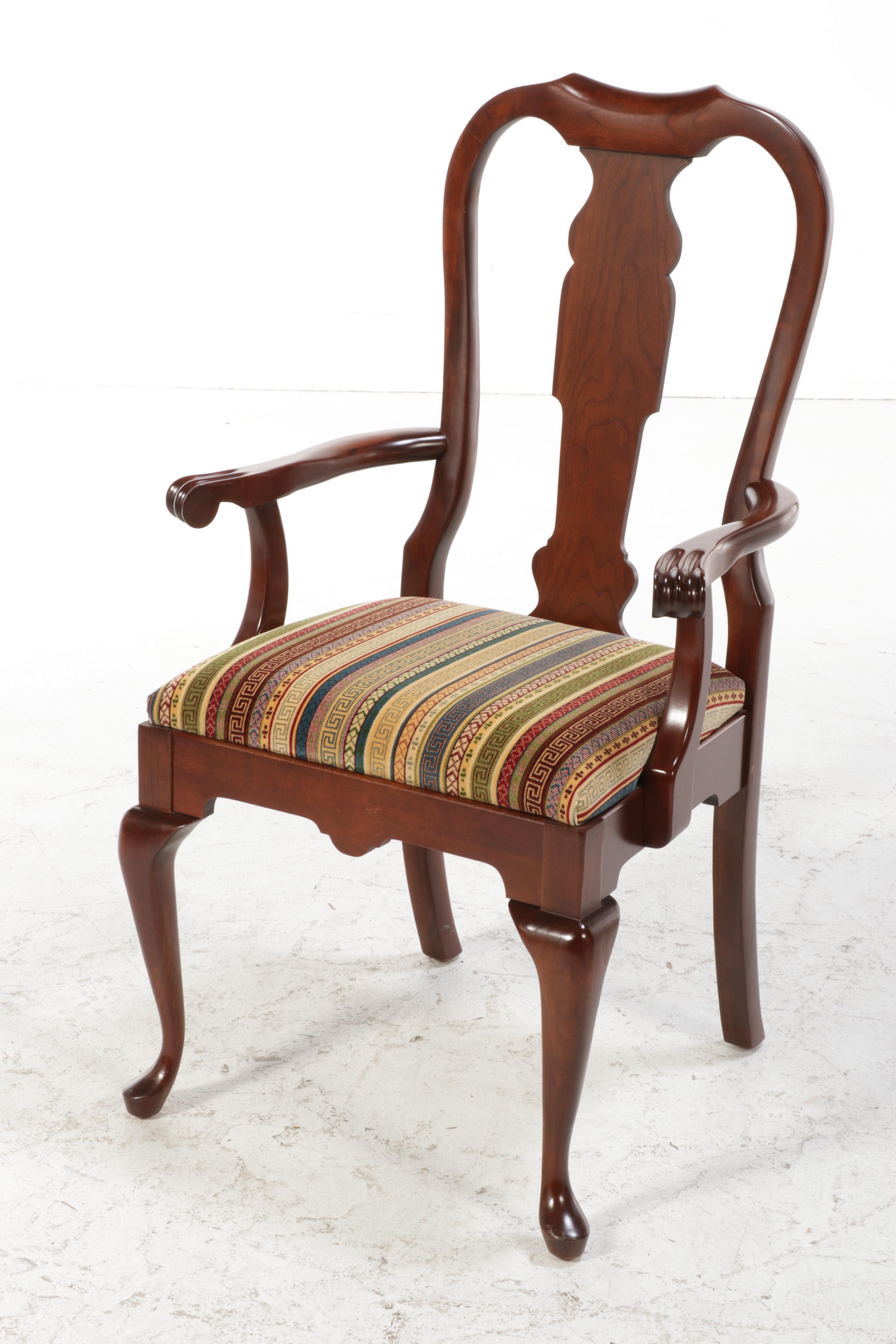 NinePiece Pennsylvania House Queen Anne Style Cherrywood Dining Set EBTH