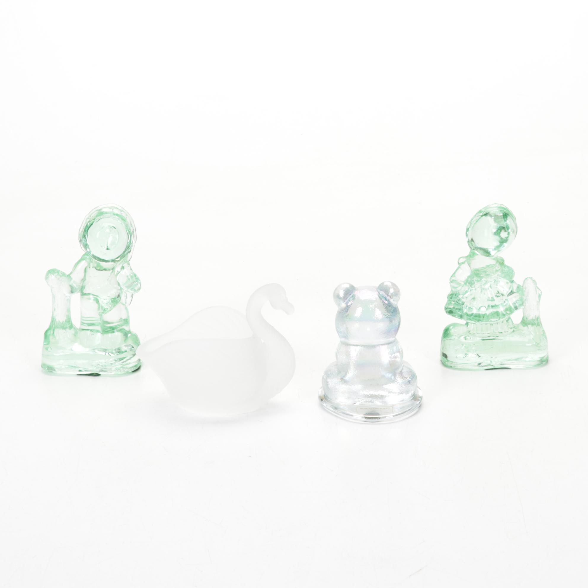 Heisey with Imperial, Goebel, Viking and L.E. Smith Glass Figurines EBTH