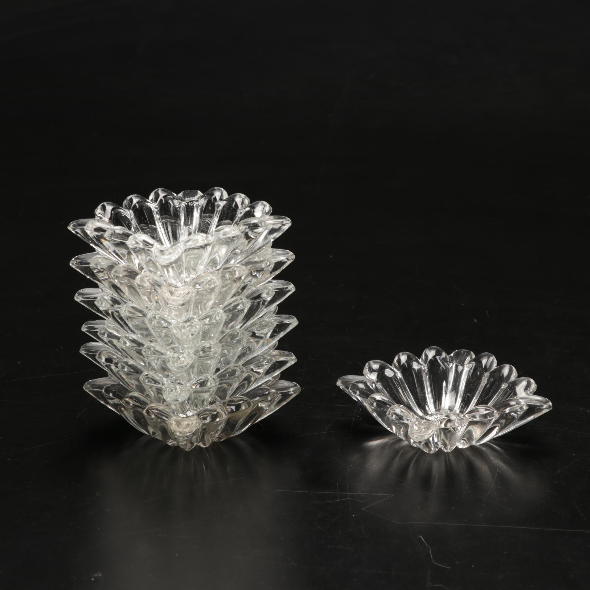 Heisey "Crystolite" Candlesticks, Nut Bowls, Ashtray and More EBTH