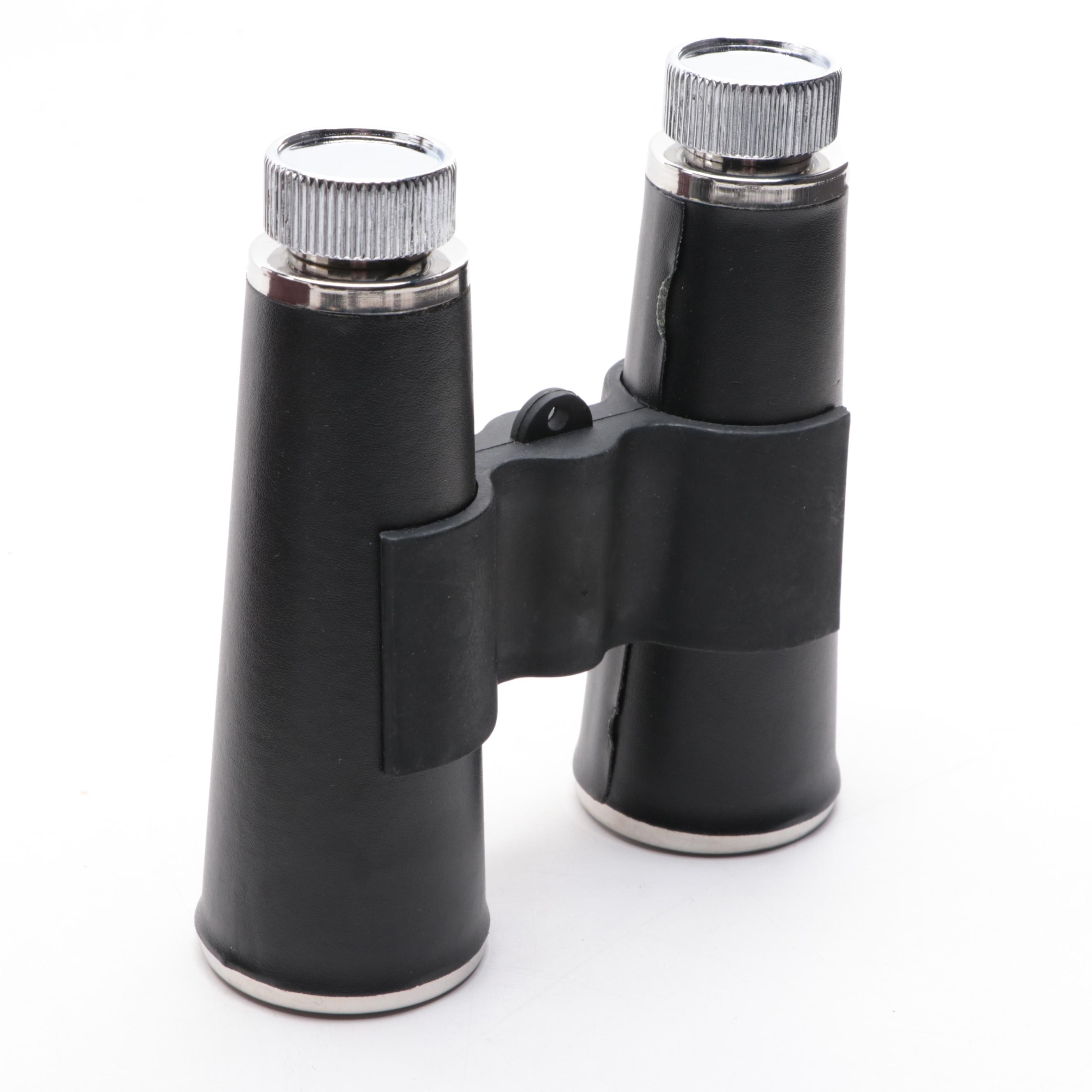 Rebel Steel Binocular Shaped Flask with Stainless Steel Hip Flask Gift