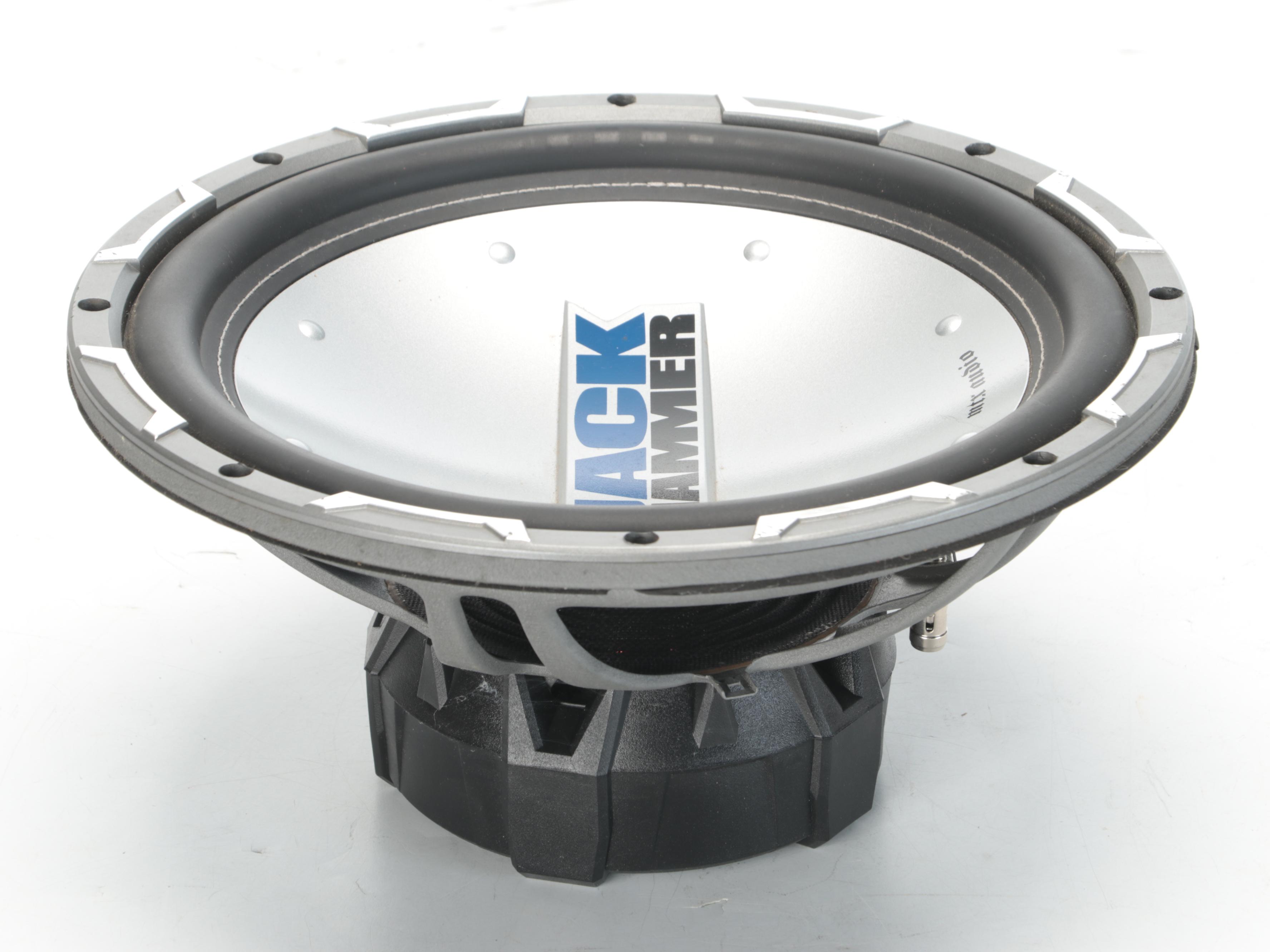 MTX Audio Jackhammer 12" 4Ohm Subwoofer EBTH
