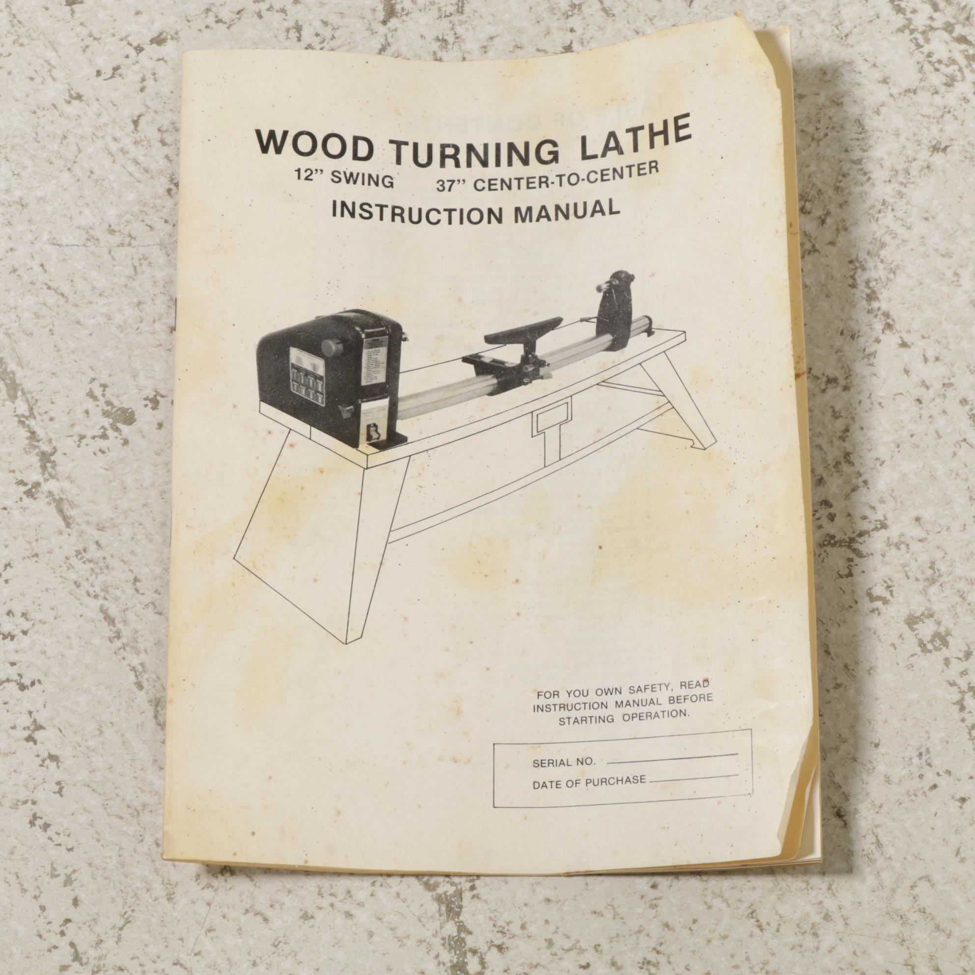 Duracraft Electric Wood Lathe with Tools and Accessories, 1984 EBTH