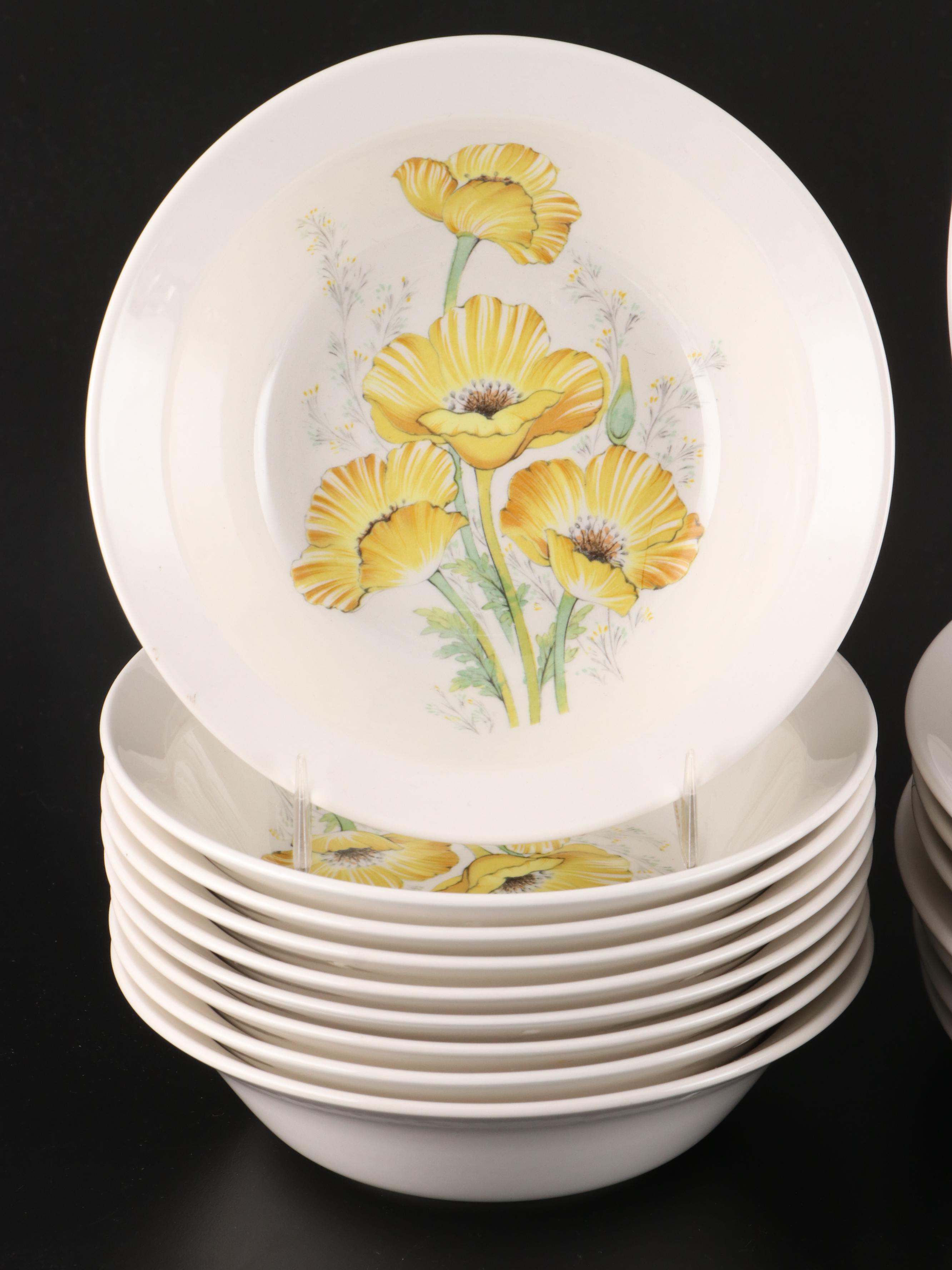 Noritake "Buttercup" Ceramic Dinnerware, 19721979 EBTH