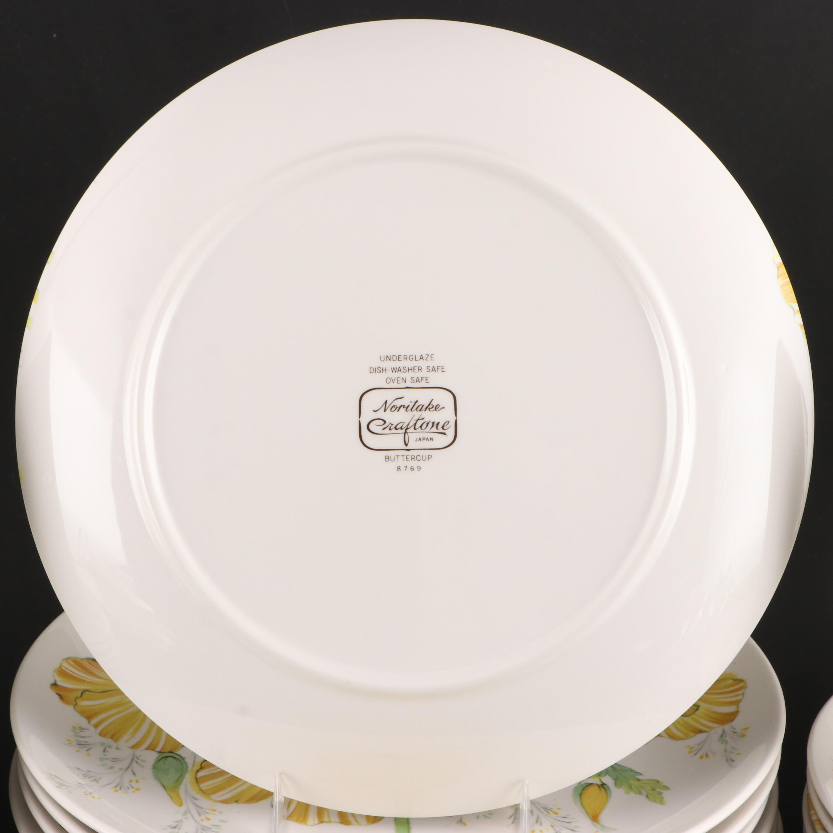 Noritake "Buttercup" Ceramic Dinnerware, 19721979 EBTH
