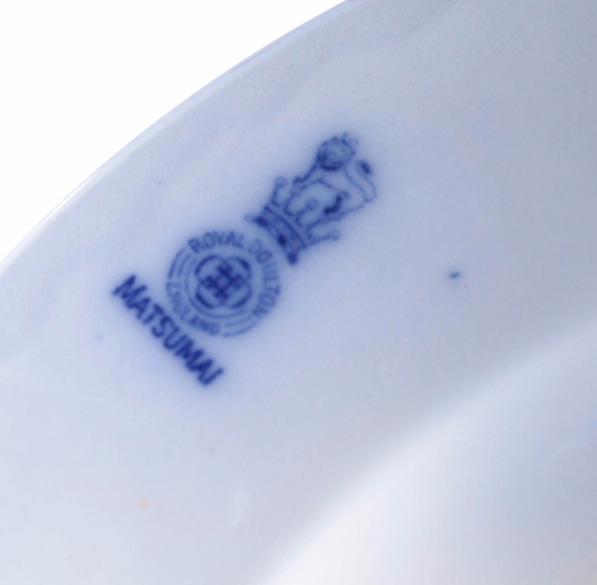 Royal Doulton Bone China "Matsumai" Dinner Plates, 19011922 EBTH