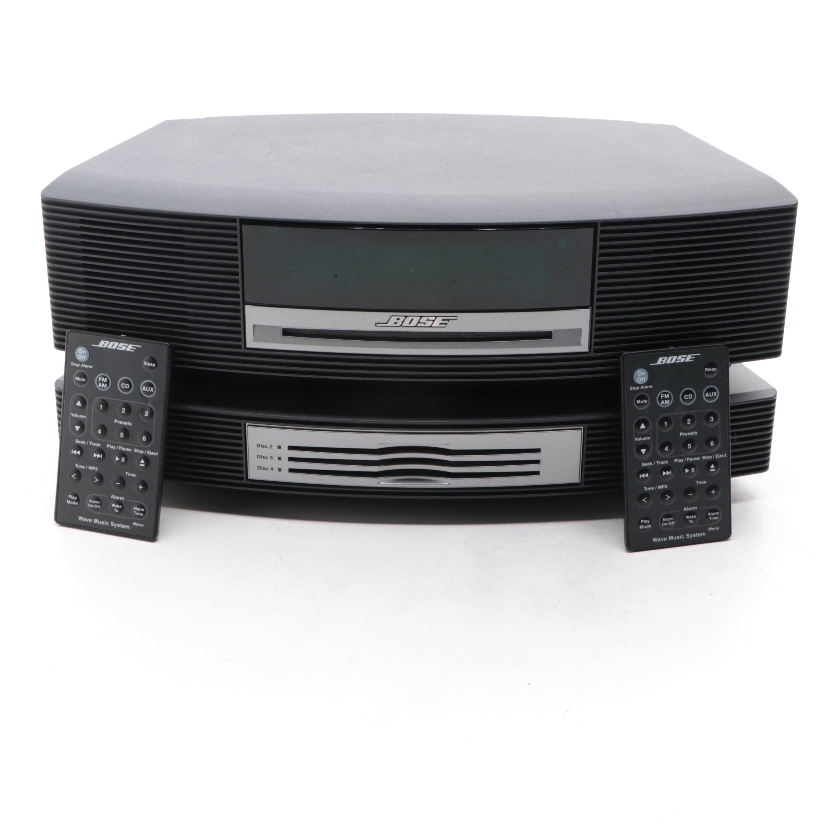 Bose Wave Radio with CD Player, MultiCD Changer and Remotes EBTH