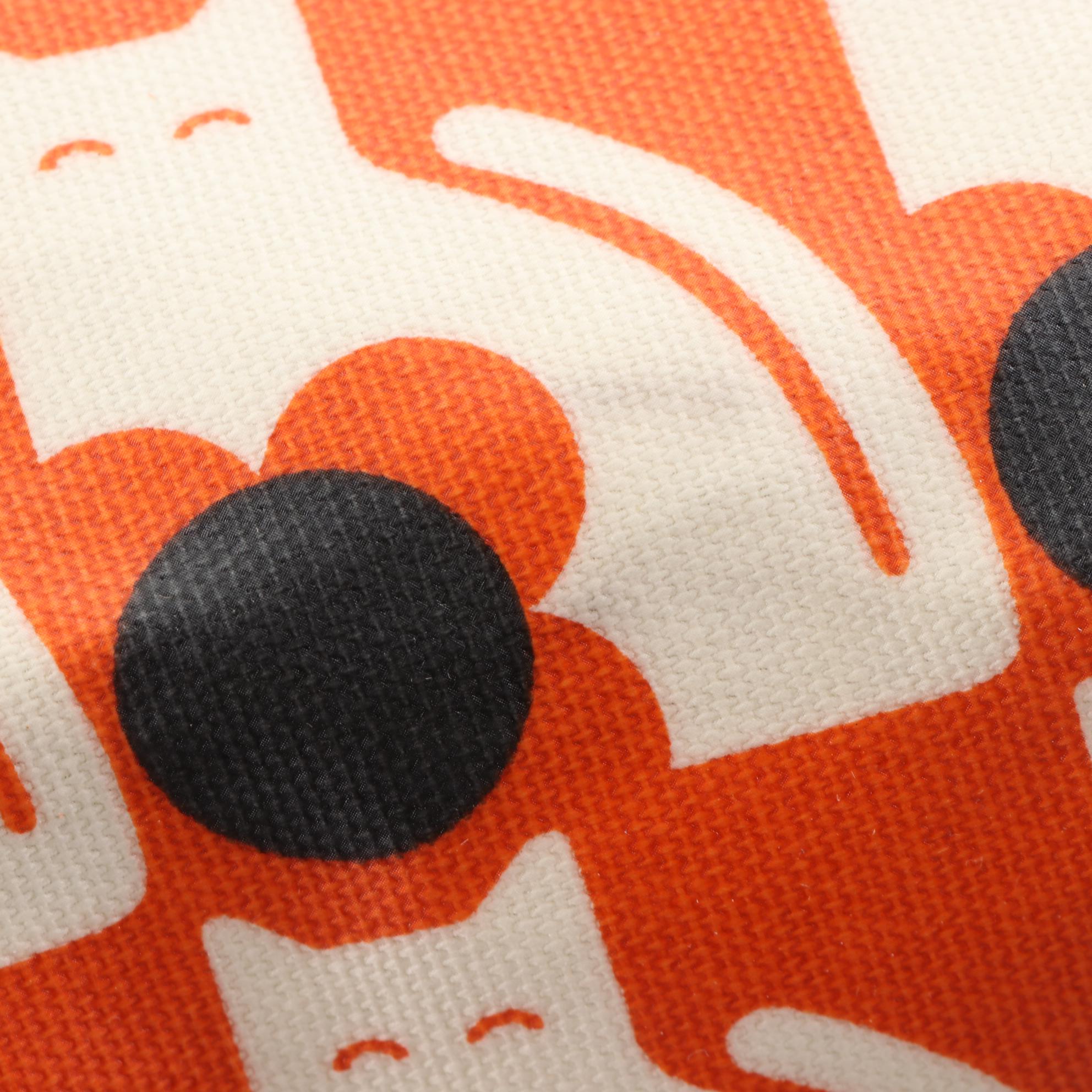 Orla Kiely Classic Zip Shoulder Bag in Cat Print Coated Canvas EBTH