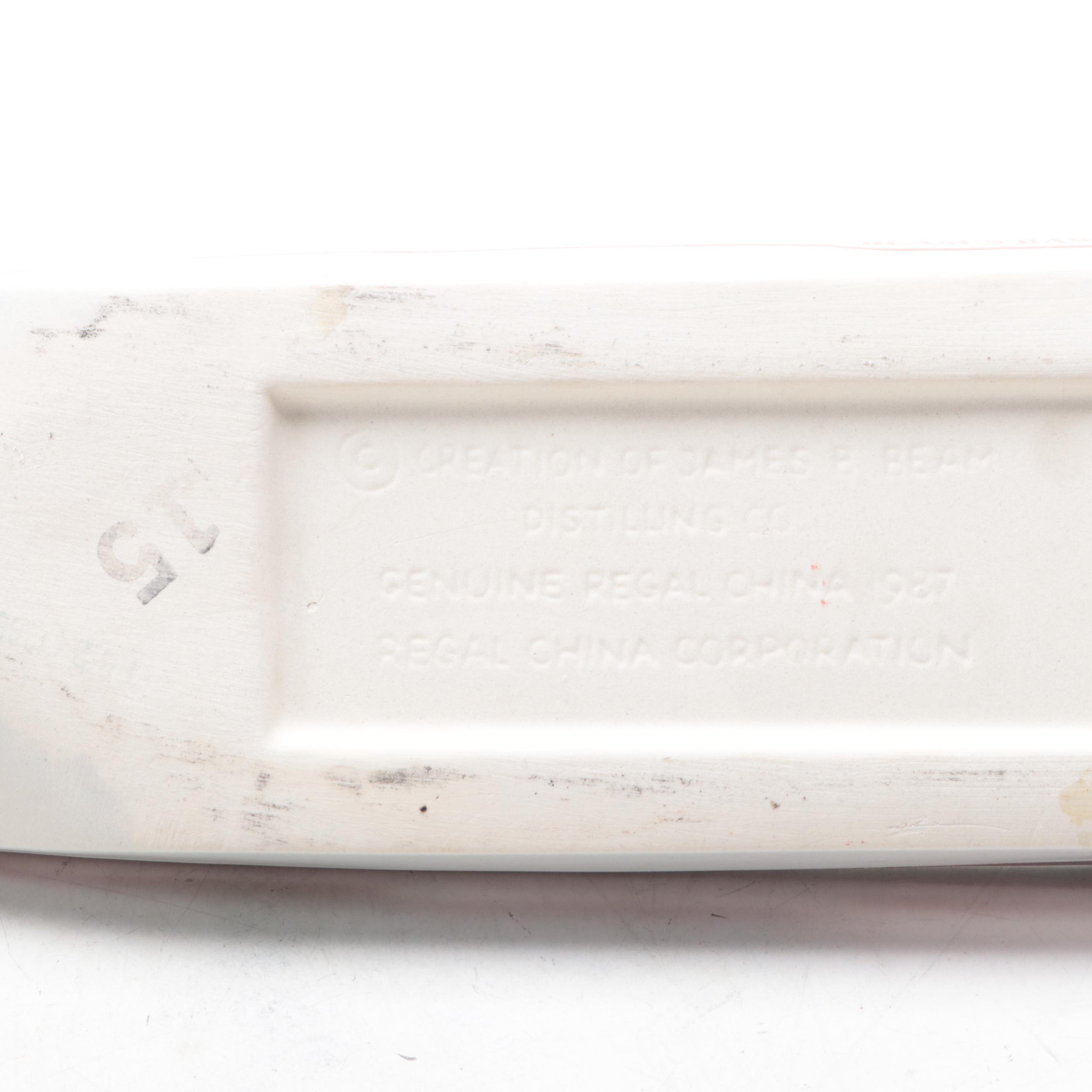 Regal China Jim Beam Bass Boat Ceramic Decanter EBTH