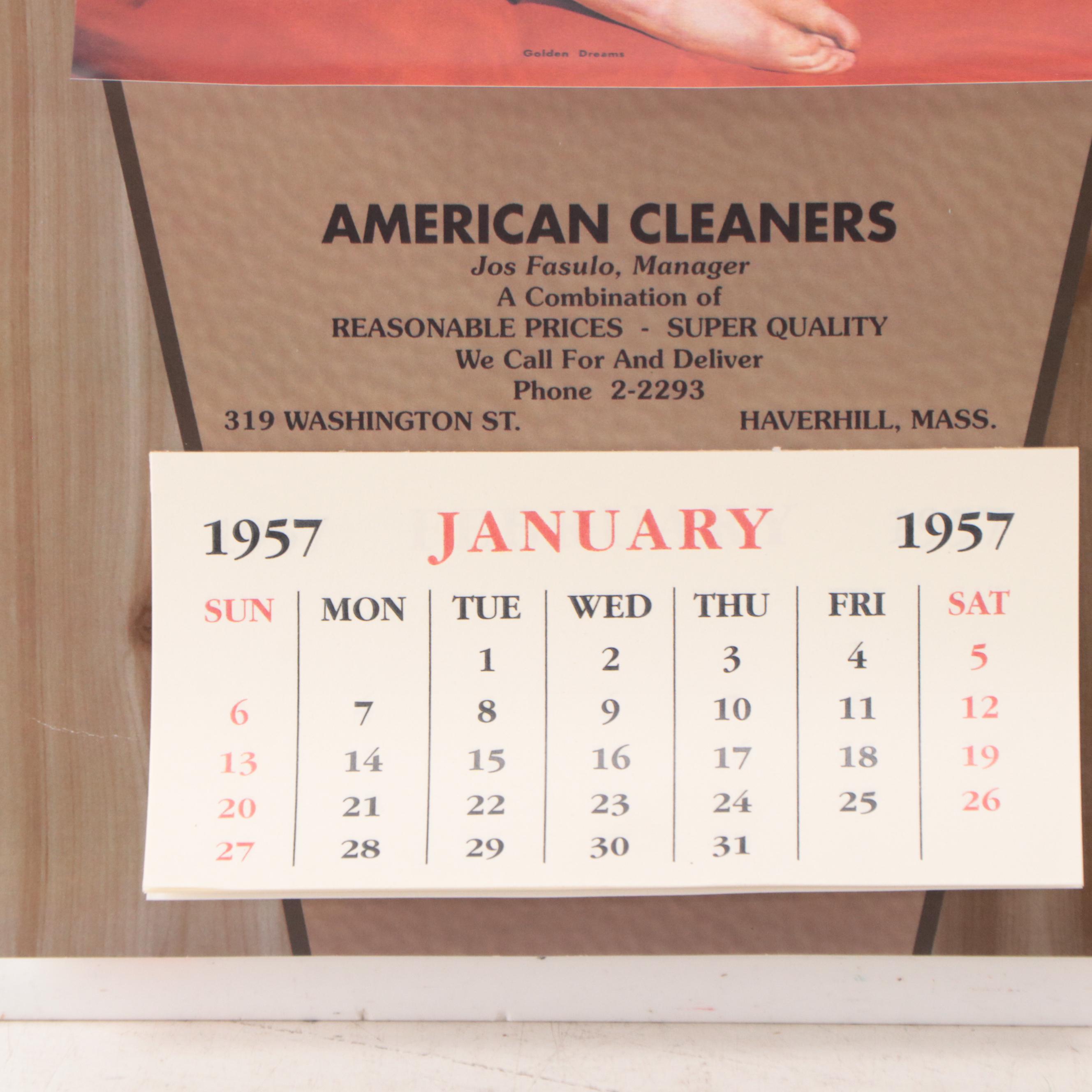 Marilyn Monroe Pin Up Calendar 