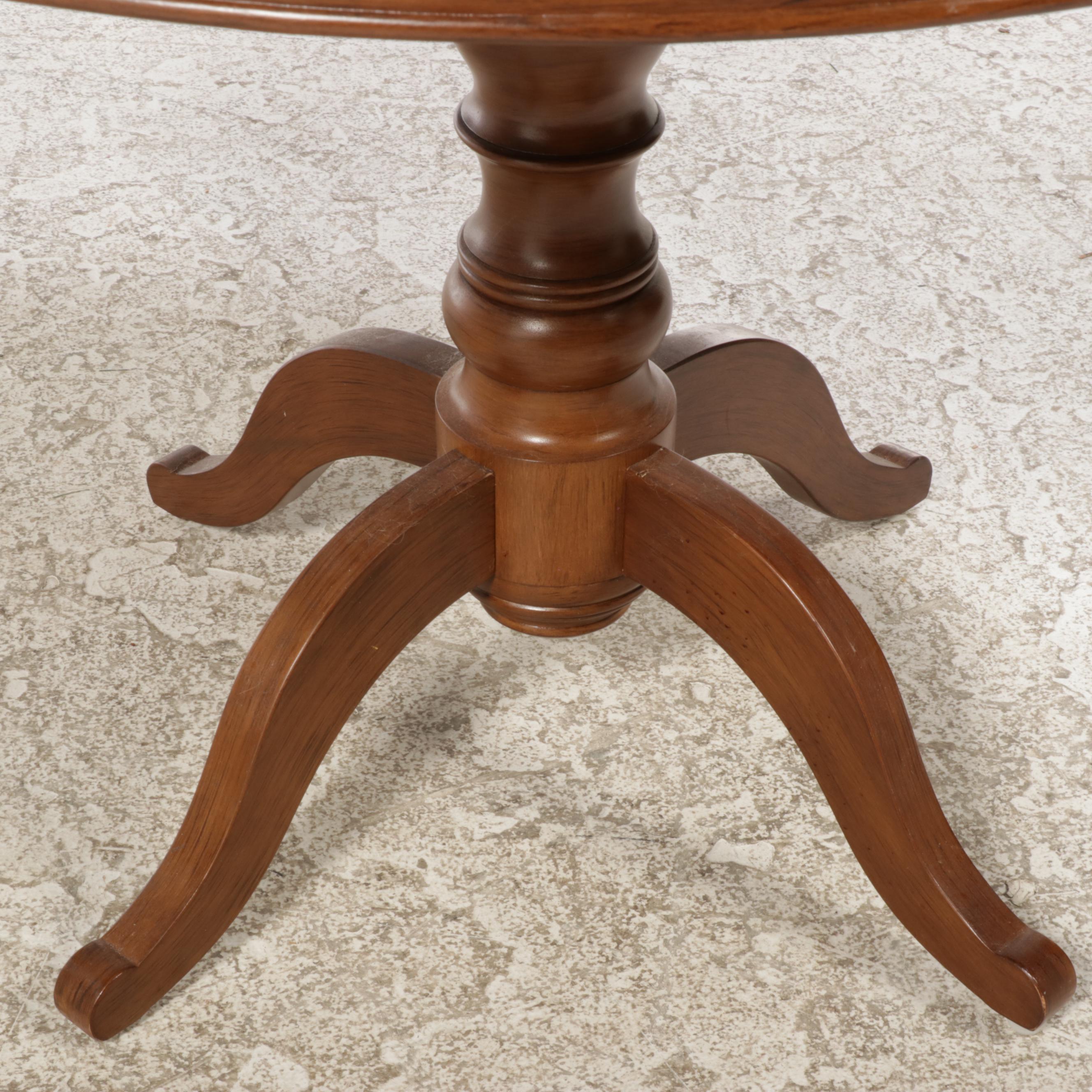 Ballard Designs "Sidney" Dining Table in Hickory Brown Finish EBTH