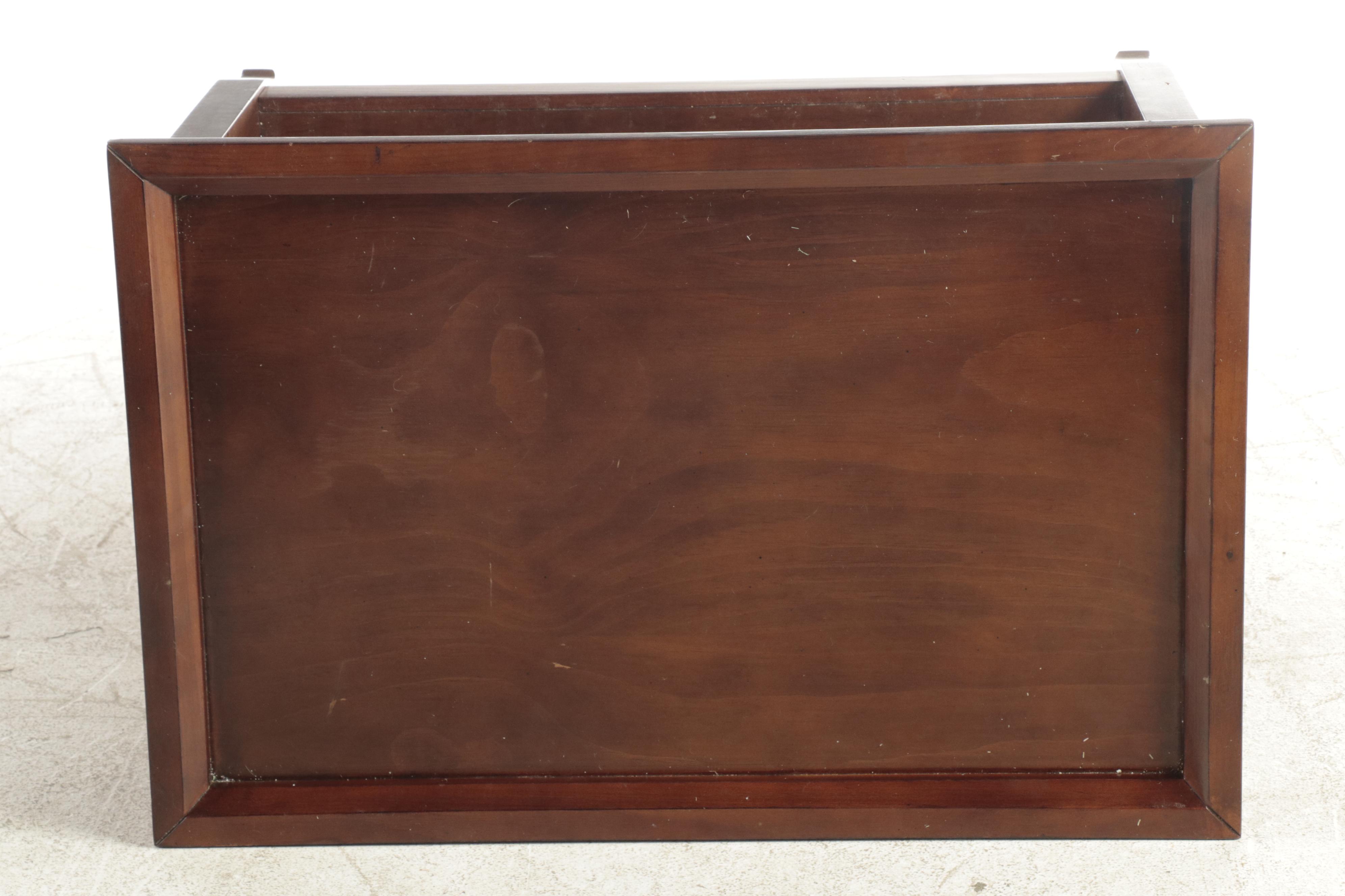 Ballard Designs TrayTop Coffee Table with Storage Basket EBTH