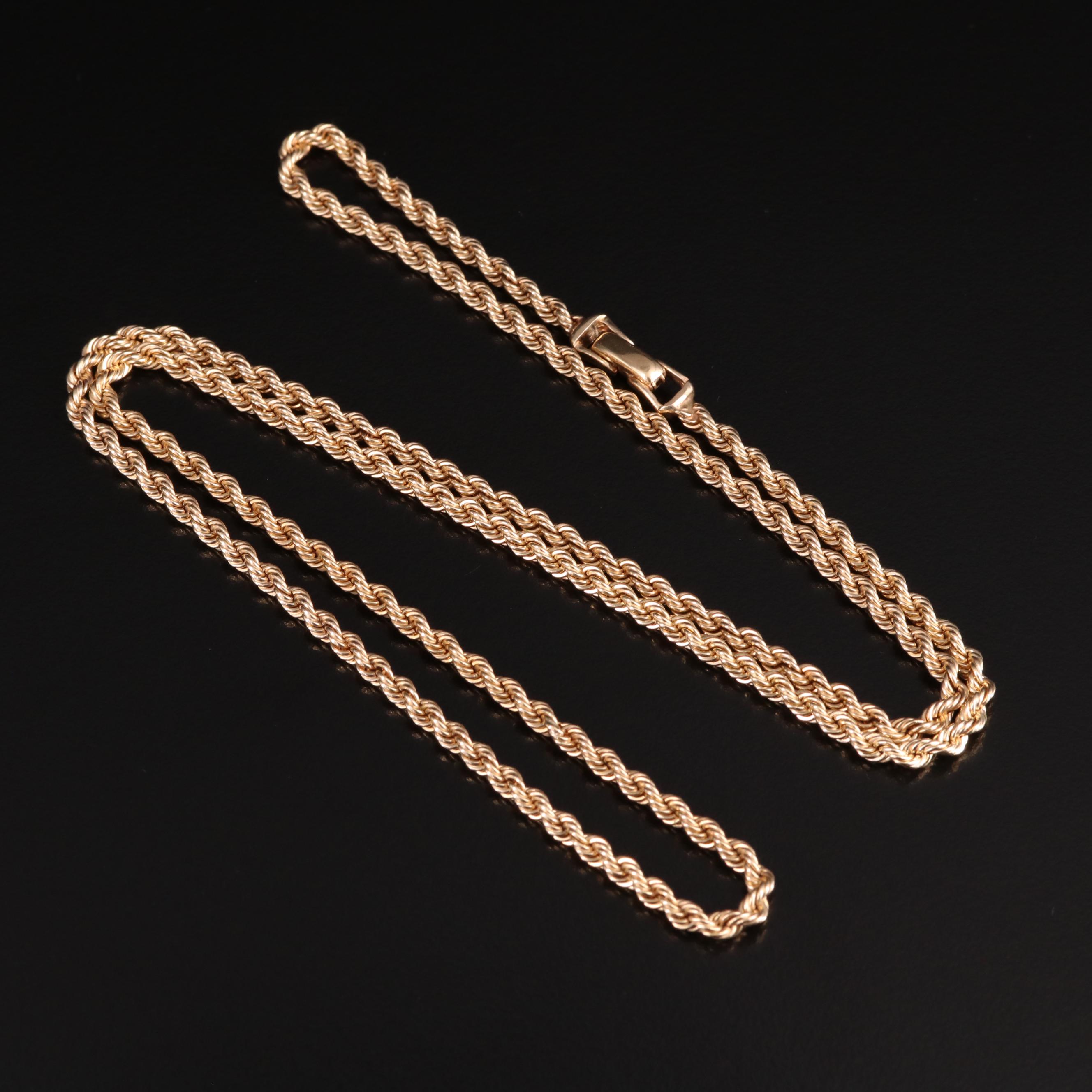 14K Rope Chain EBTH